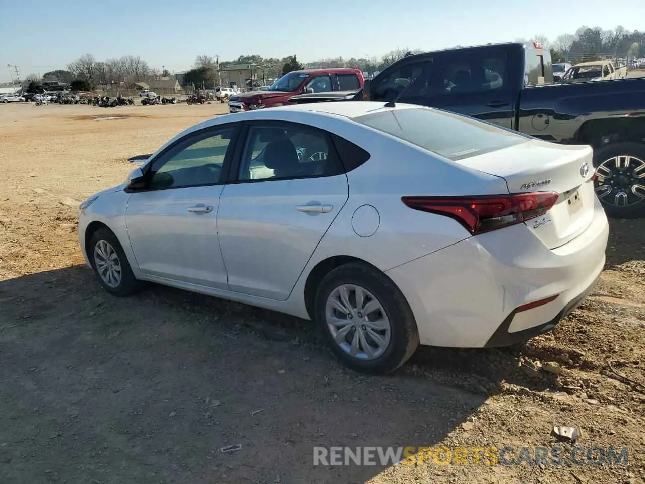 2 Photograph of a damaged car 3KPC24A63NE183460 HYUNDAI ACCENT 2022