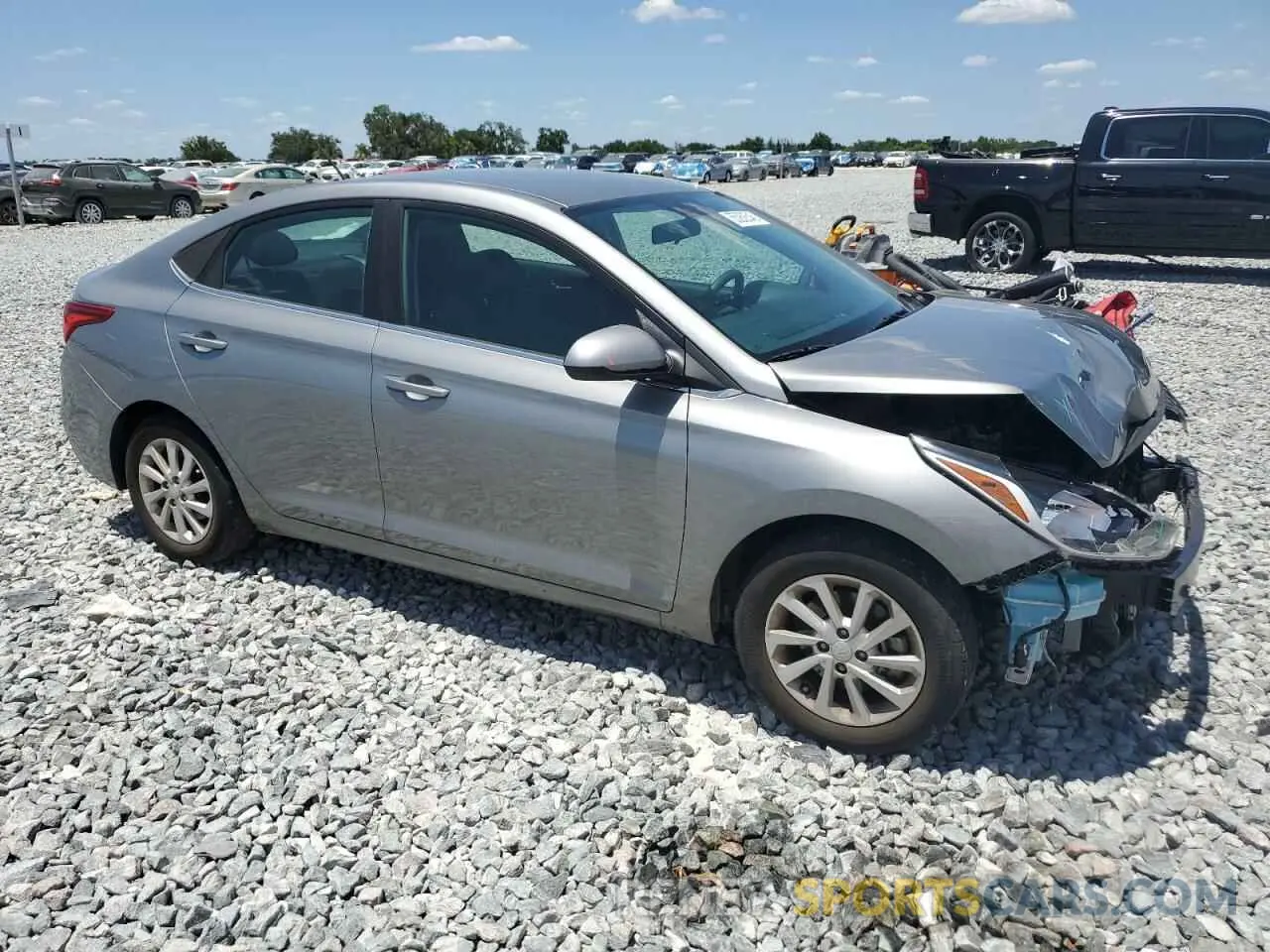 4 Фотография поврежденного автомобиля 3KPC24A64NE158826 HYUNDAI ACCENT 2022