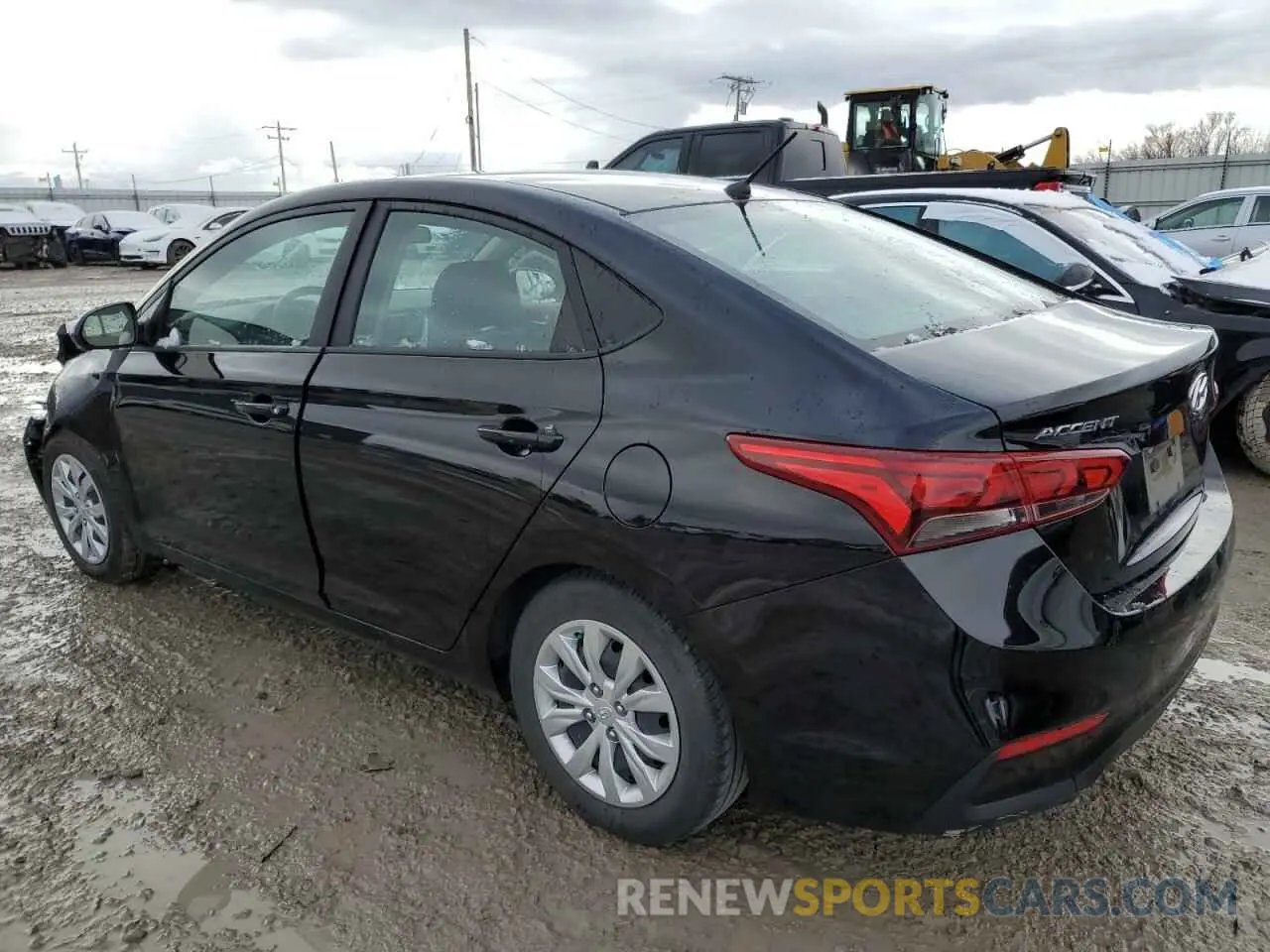 2 Photograph of a damaged car 3KPC24A64NE171320 HYUNDAI ACCENT 2022