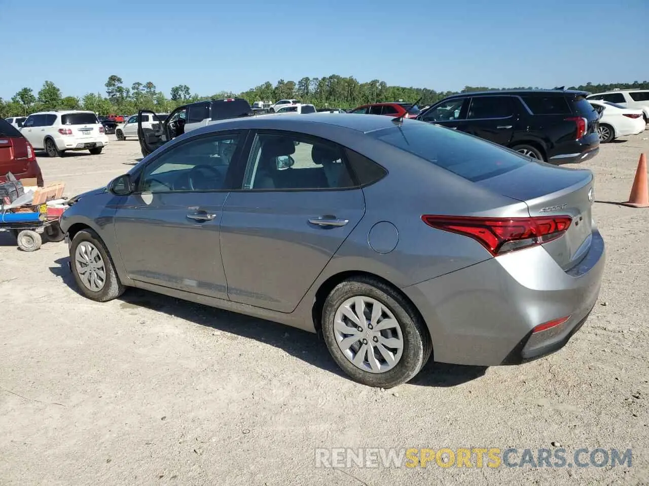 2 Photograph of a damaged car 3KPC24A64NE179742 HYUNDAI ACCENT 2022