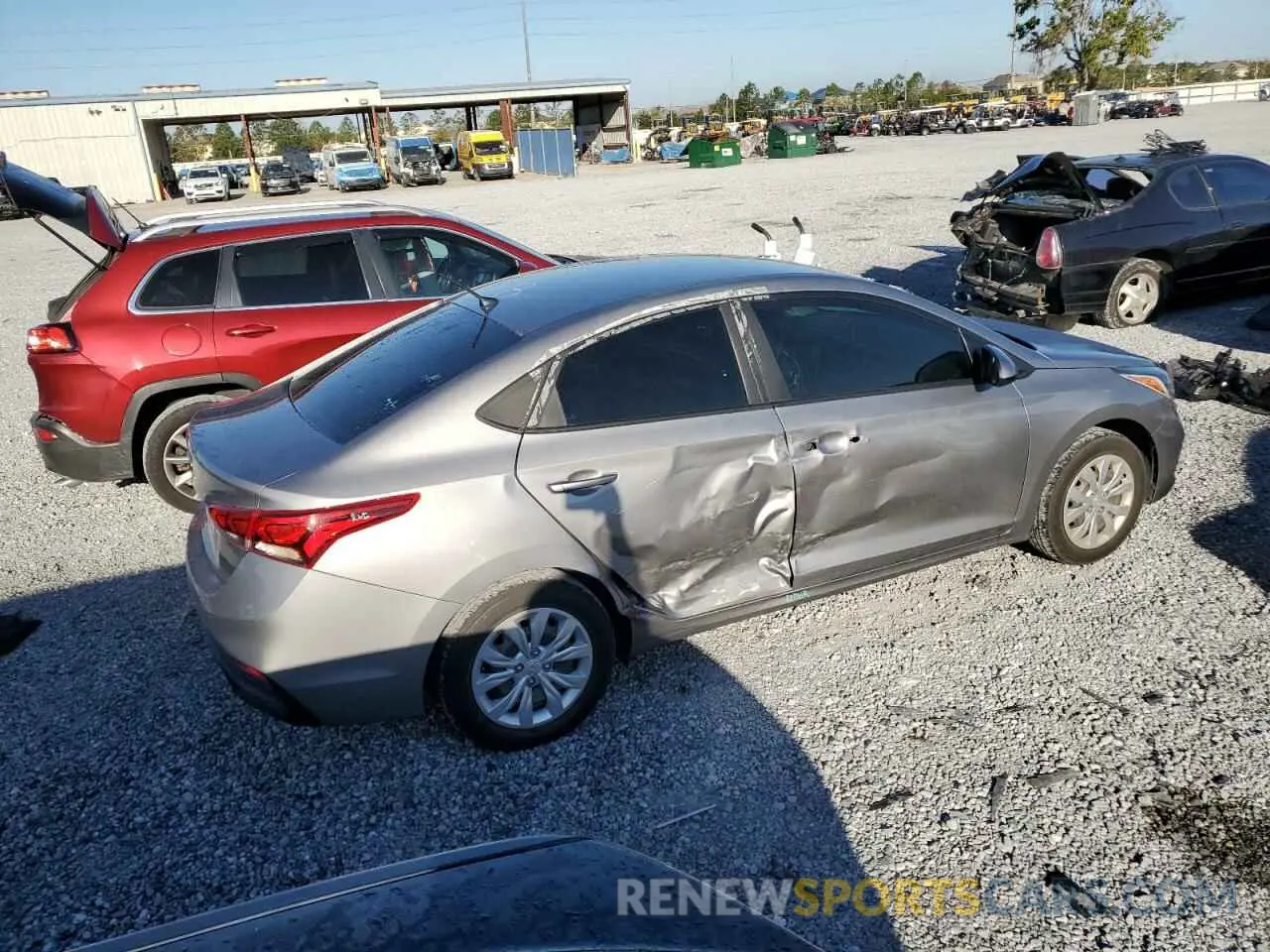 3 Photograph of a damaged car 3KPC24A64NE184438 HYUNDAI ACCENT 2022