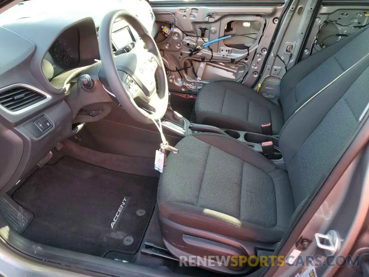 7 Photograph of a damaged car 3KPC24A64NE184438 HYUNDAI ACCENT 2022