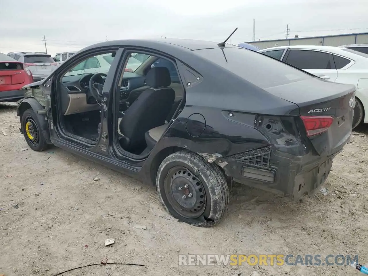 2 Фотография поврежденного автомобиля 3KPC24A65NE169219 HYUNDAI ACCENT 2022