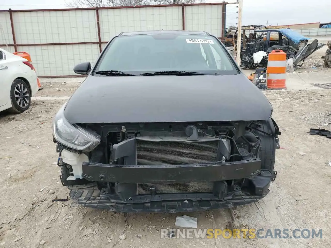 5 Фотография поврежденного автомобиля 3KPC24A65NE169219 HYUNDAI ACCENT 2022