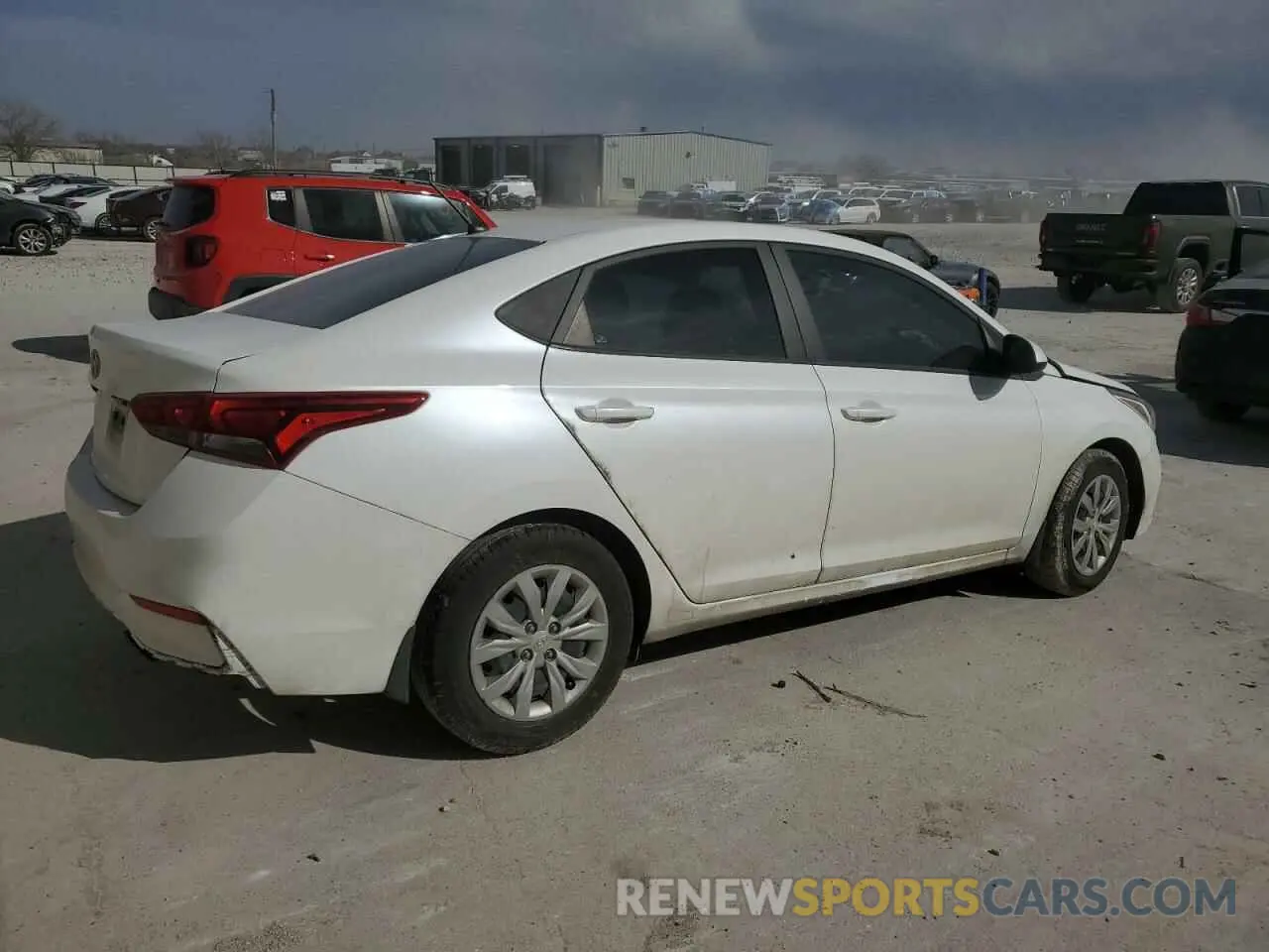 3 Photograph of a damaged car 3KPC24A65NE175358 HYUNDAI ACCENT 2022