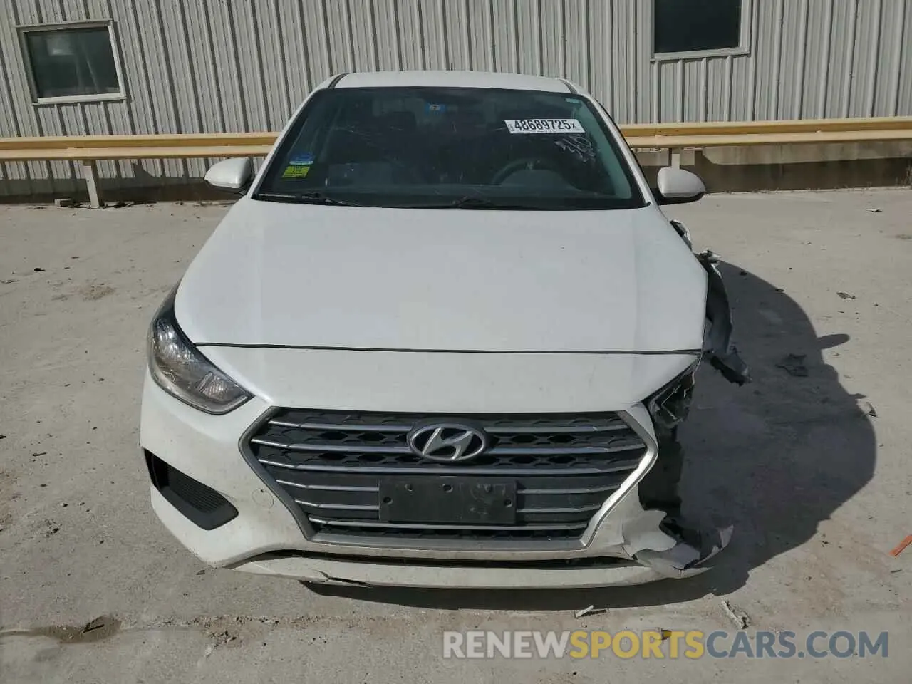 5 Photograph of a damaged car 3KPC24A65NE175358 HYUNDAI ACCENT 2022