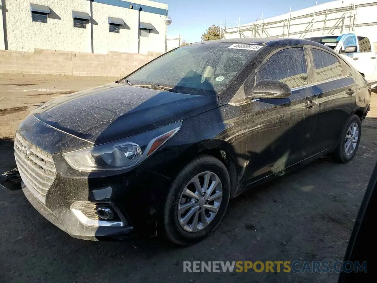 1 Фотография поврежденного автомобиля 3KPC24A65NE177532 HYUNDAI ACCENT 2022
