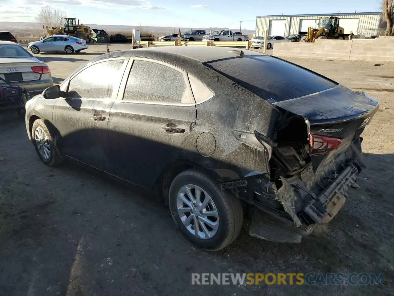 2 Фотография поврежденного автомобиля 3KPC24A65NE177532 HYUNDAI ACCENT 2022