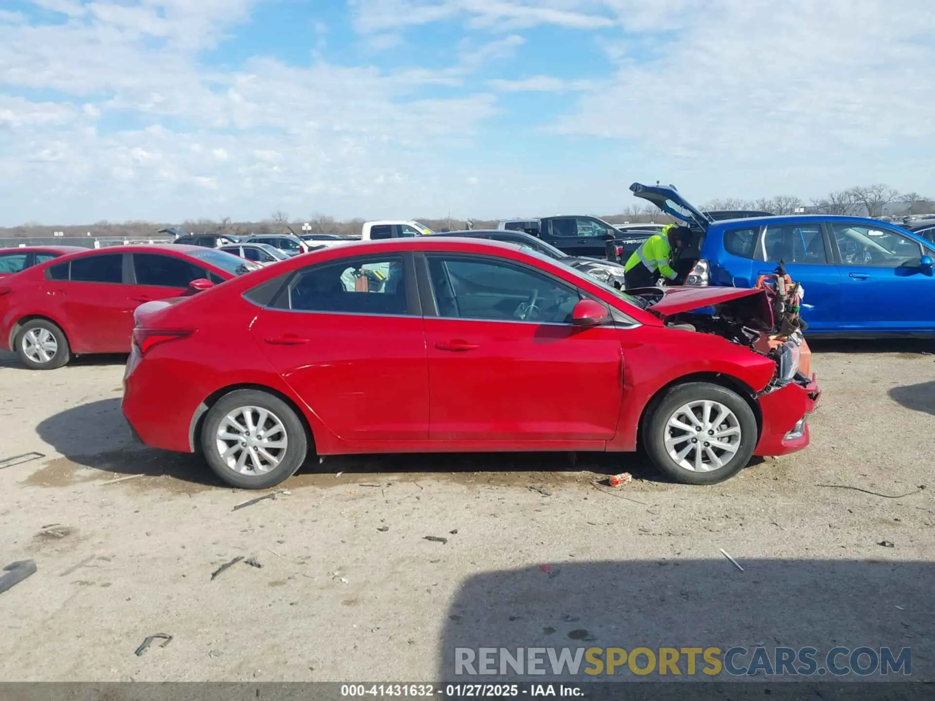13 Фотография поврежденного автомобиля 3KPC24A66NE158066 HYUNDAI ACCENT 2022