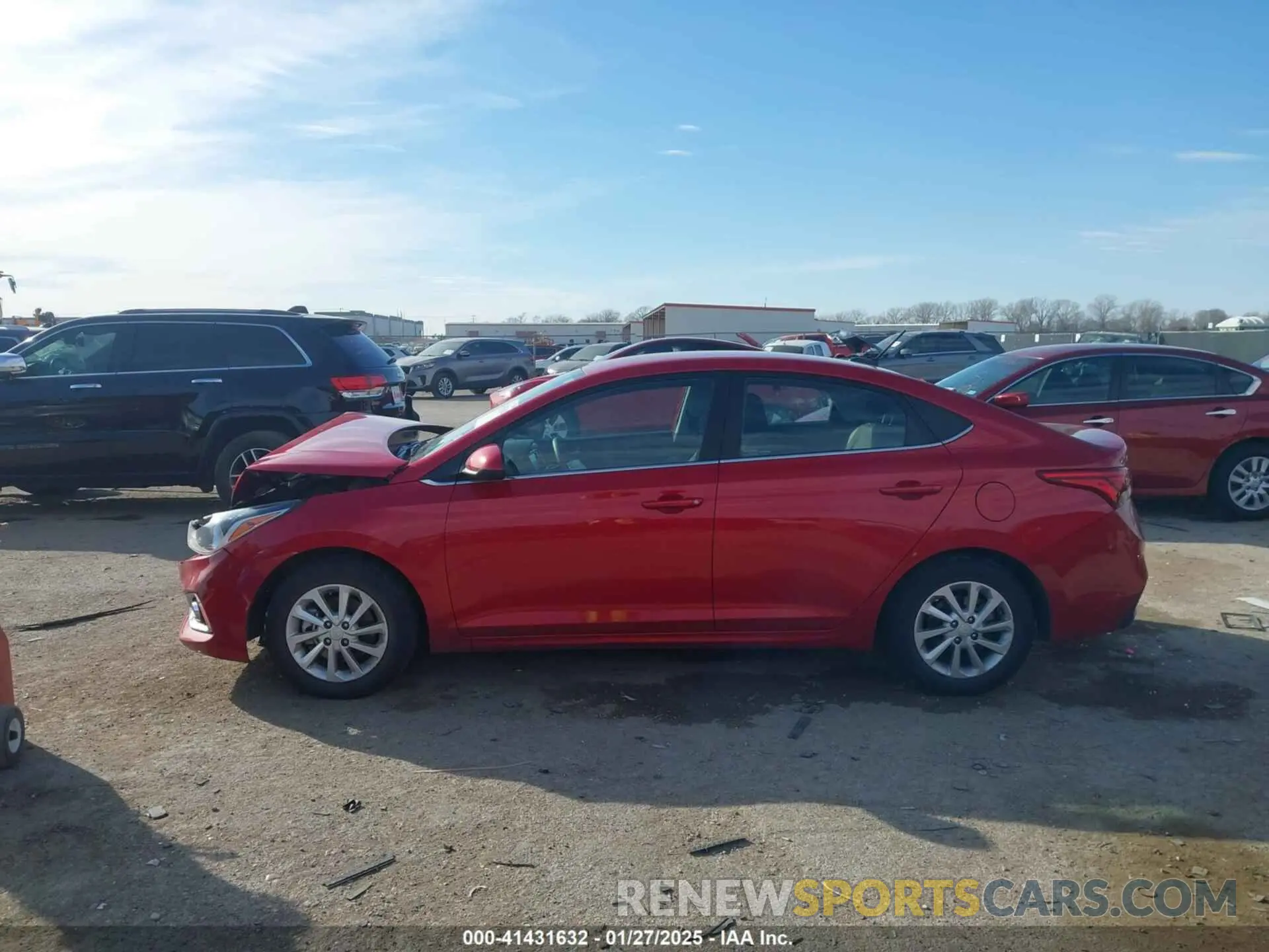 14 Фотография поврежденного автомобиля 3KPC24A66NE158066 HYUNDAI ACCENT 2022