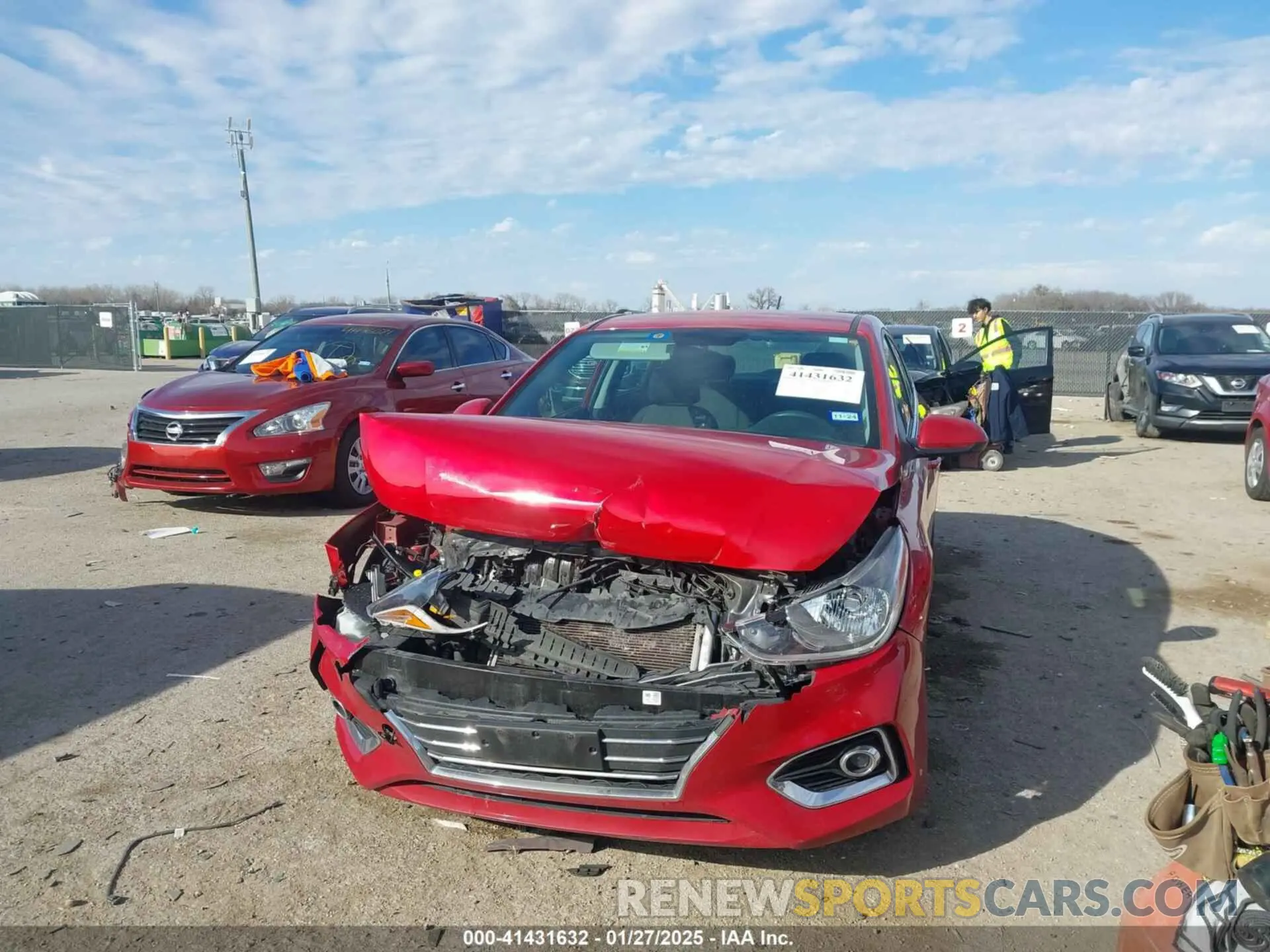 2 Фотография поврежденного автомобиля 3KPC24A66NE158066 HYUNDAI ACCENT 2022