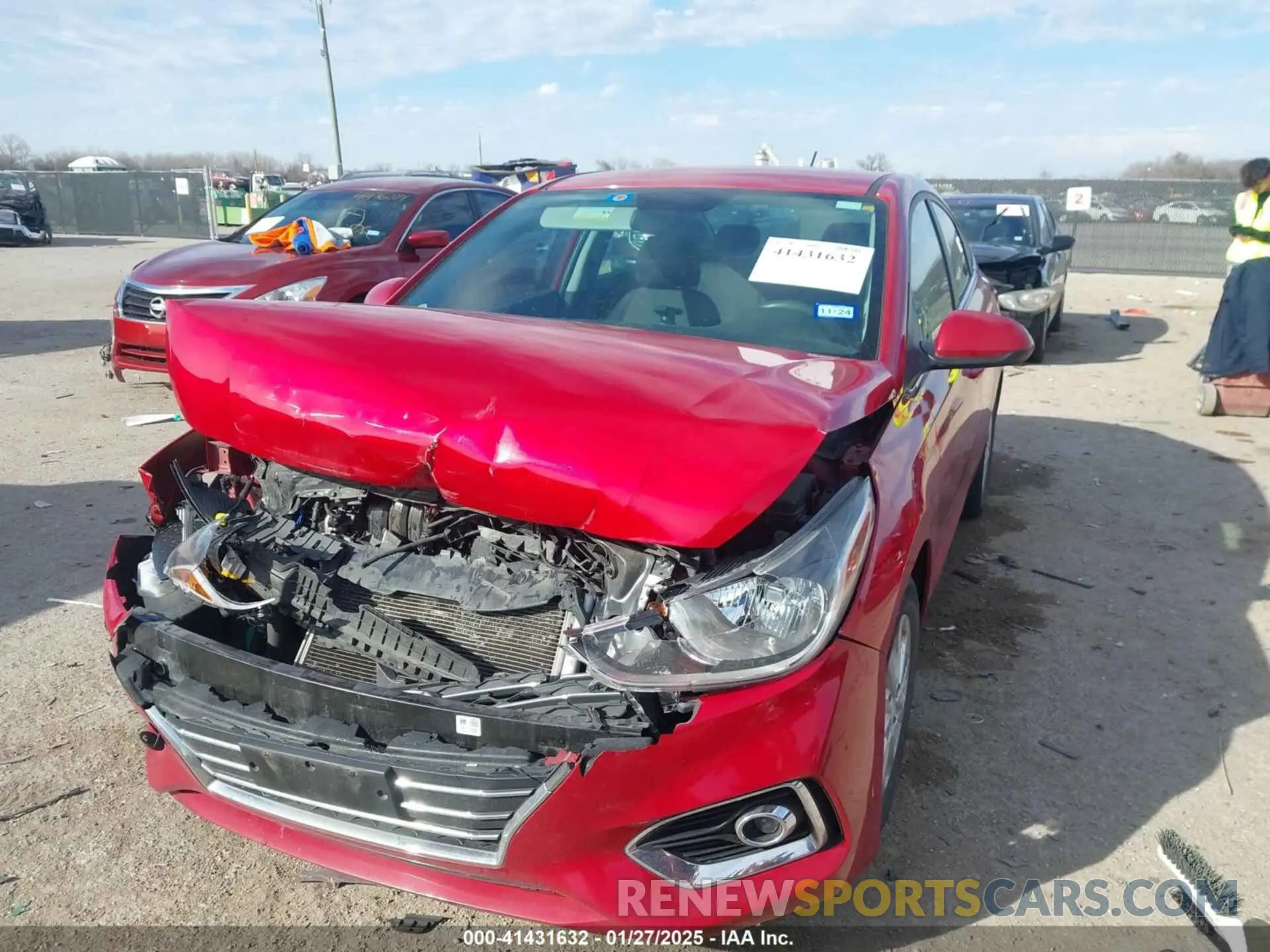 6 Фотография поврежденного автомобиля 3KPC24A66NE158066 HYUNDAI ACCENT 2022