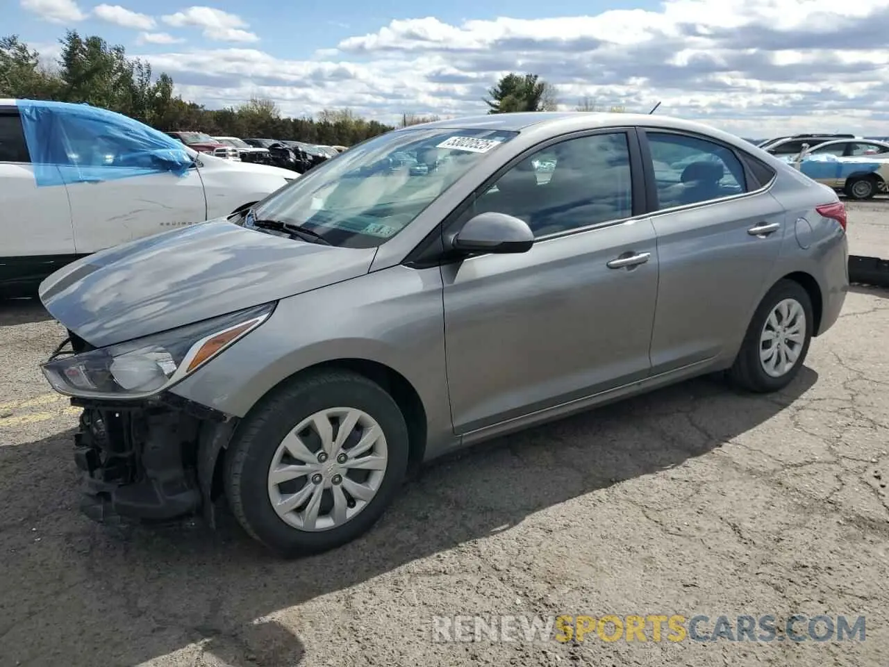 1 Фотография поврежденного автомобиля 3KPC24A66NE166541 HYUNDAI ACCENT 2022