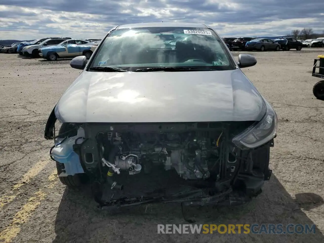 5 Фотография поврежденного автомобиля 3KPC24A66NE166541 HYUNDAI ACCENT 2022
