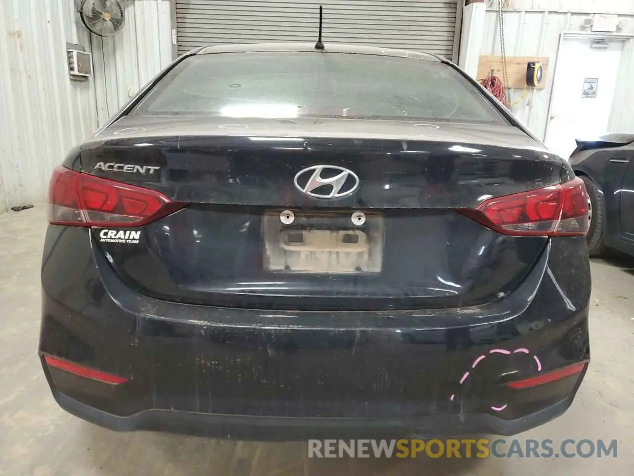 6 Photograph of a damaged car 3KPC24A66NE168984 HYUNDAI ACCENT 2022