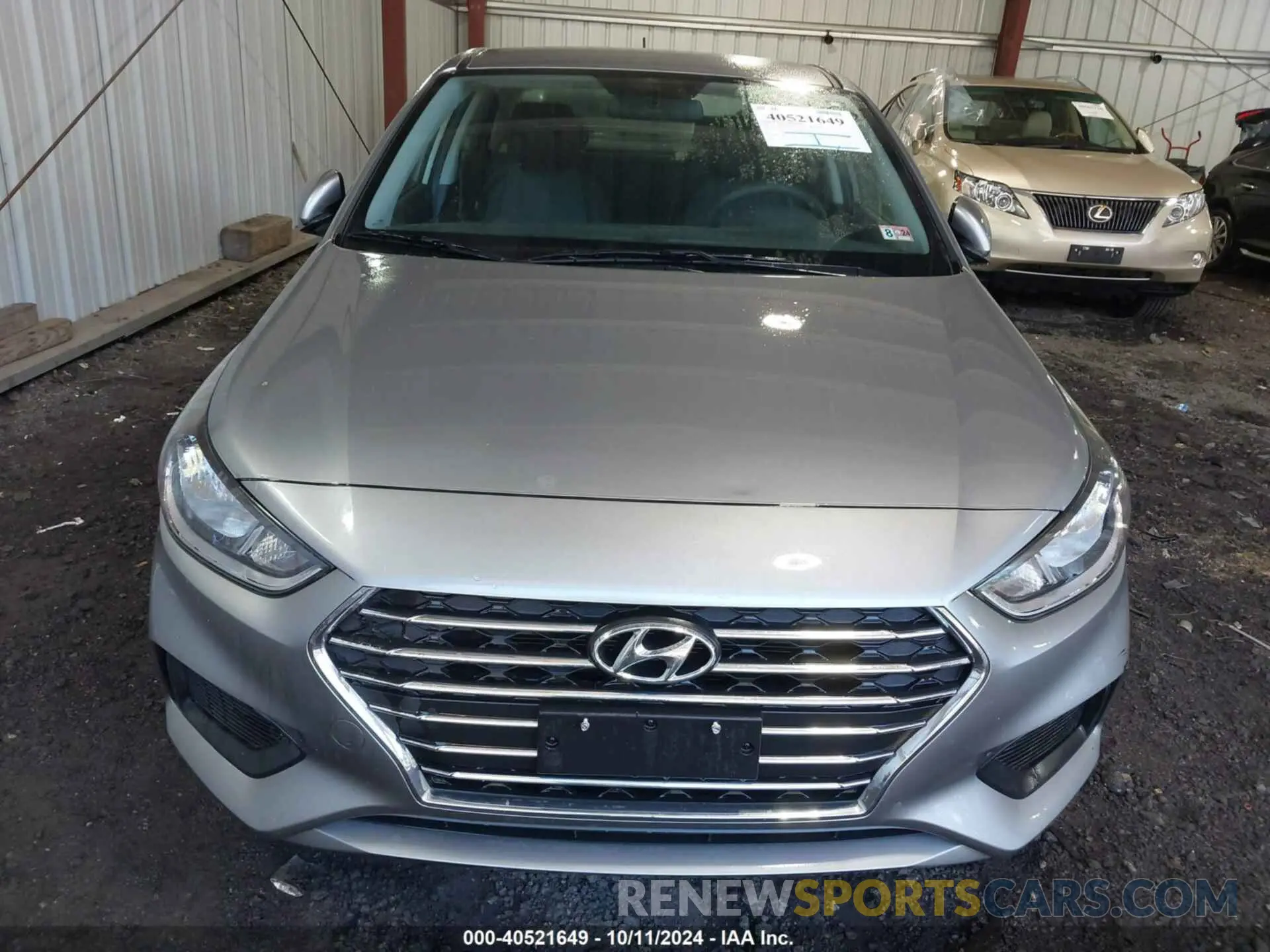 12 Photograph of a damaged car 3KPC24A66NE179564 HYUNDAI ACCENT 2022