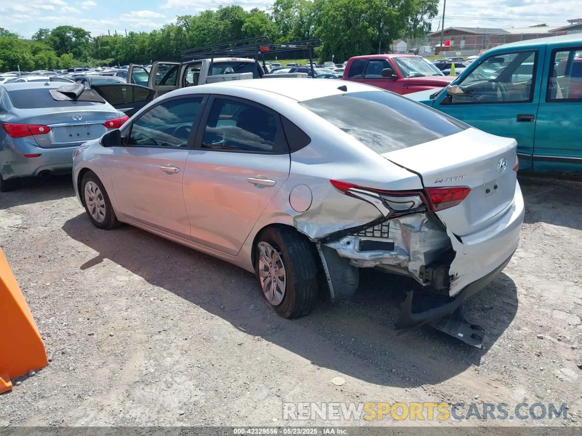 3 Photograph of a damaged car 3KPC24A66NE185218 HYUNDAI ACCENT 2022