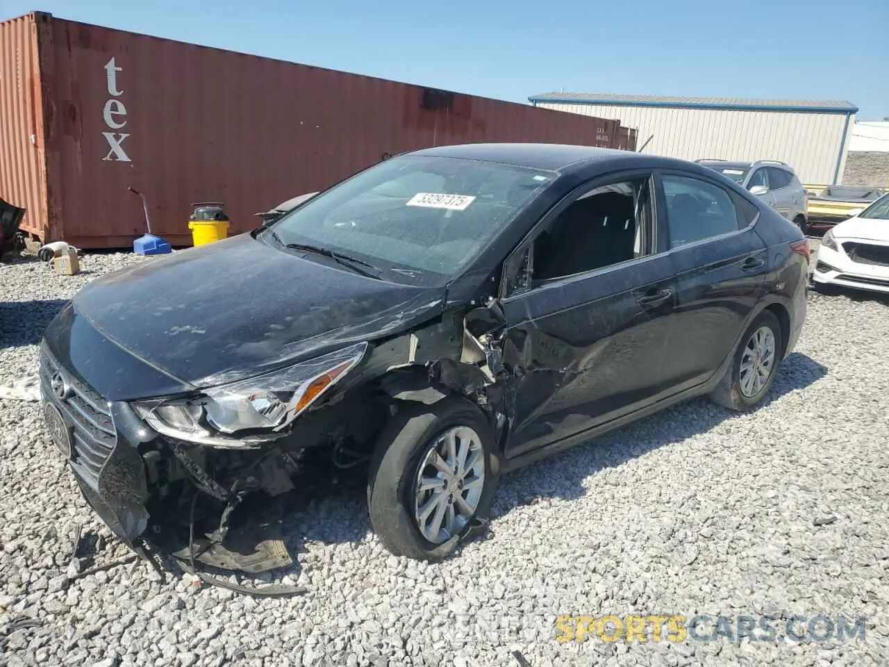 1 Фотография поврежденного автомобиля 3KPC24A66NE190032 HYUNDAI ACCENT 2022
