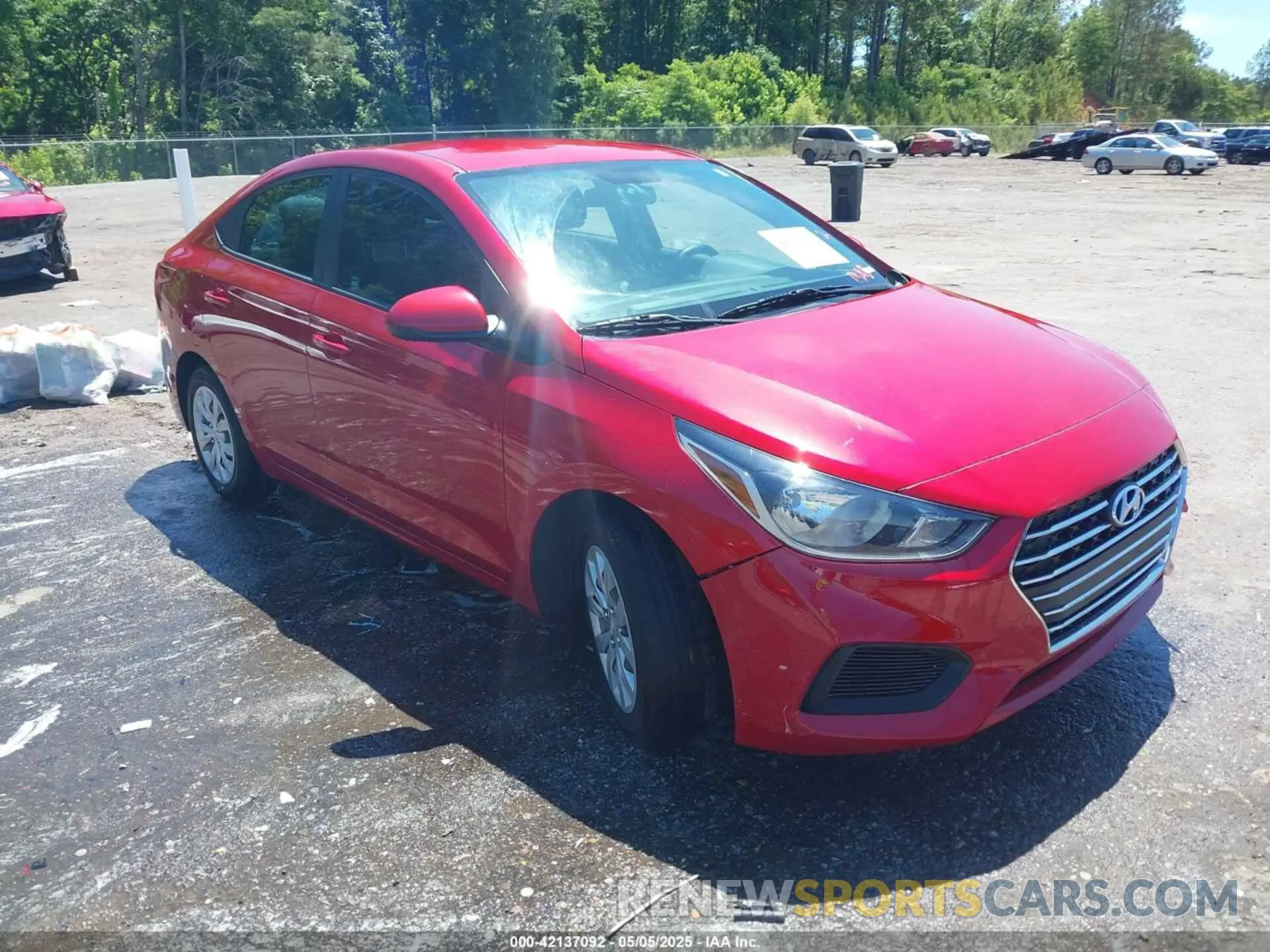 1 Фотография поврежденного автомобиля 3KPC24A67NE154530 HYUNDAI ACCENT 2022