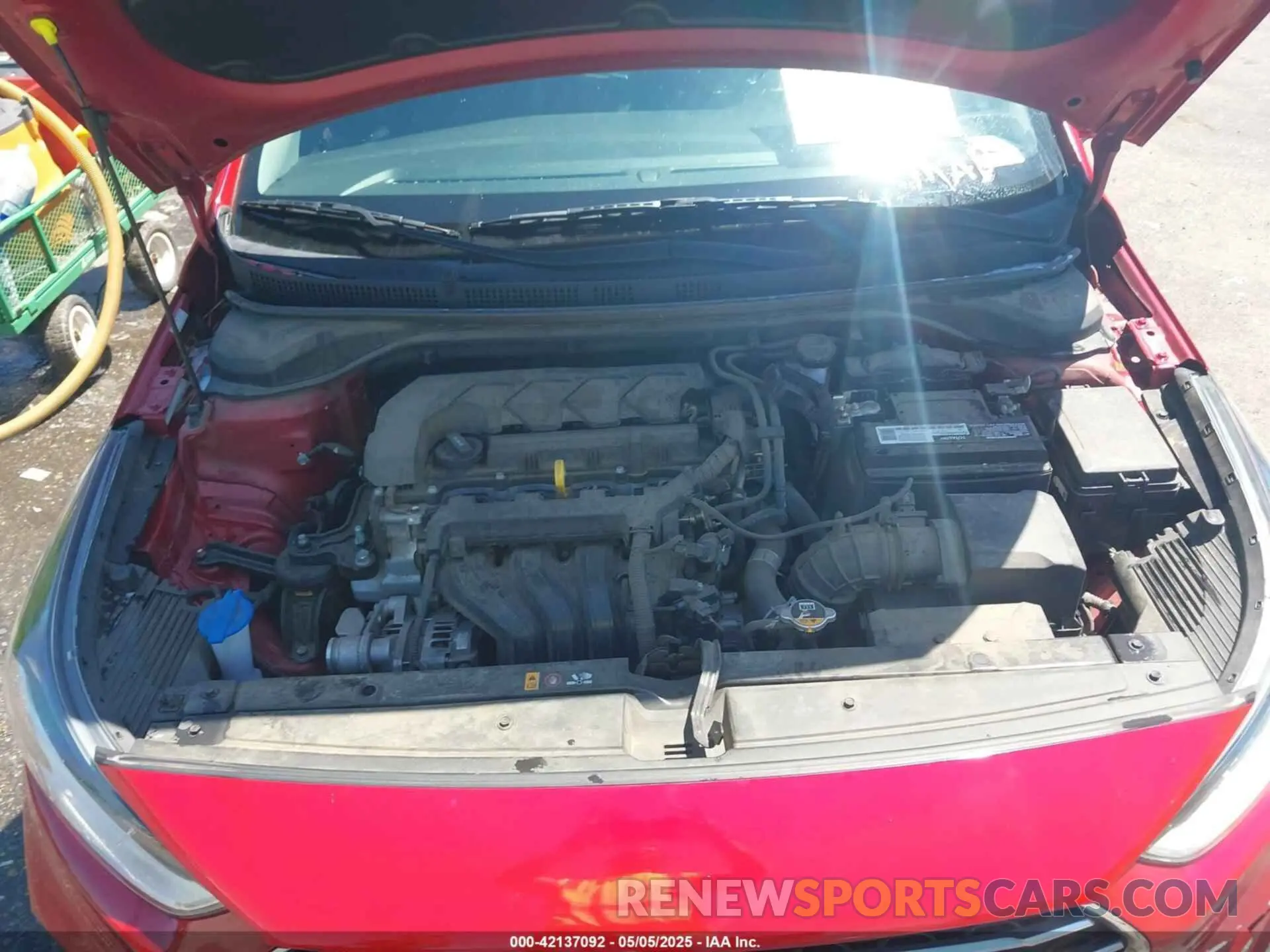 10 Фотография поврежденного автомобиля 3KPC24A67NE154530 HYUNDAI ACCENT 2022