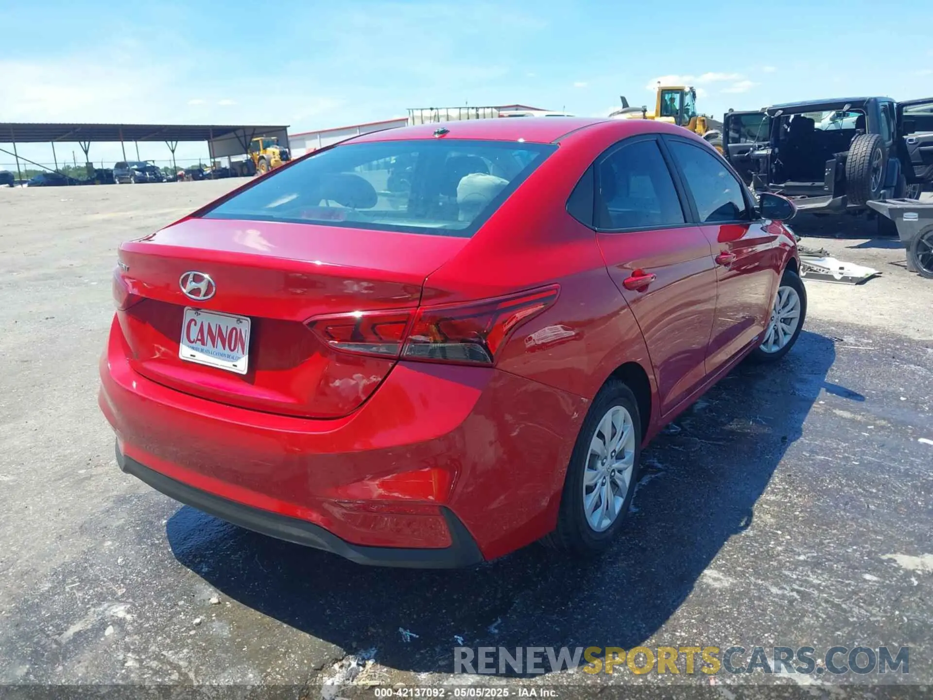 4 Фотография поврежденного автомобиля 3KPC24A67NE154530 HYUNDAI ACCENT 2022