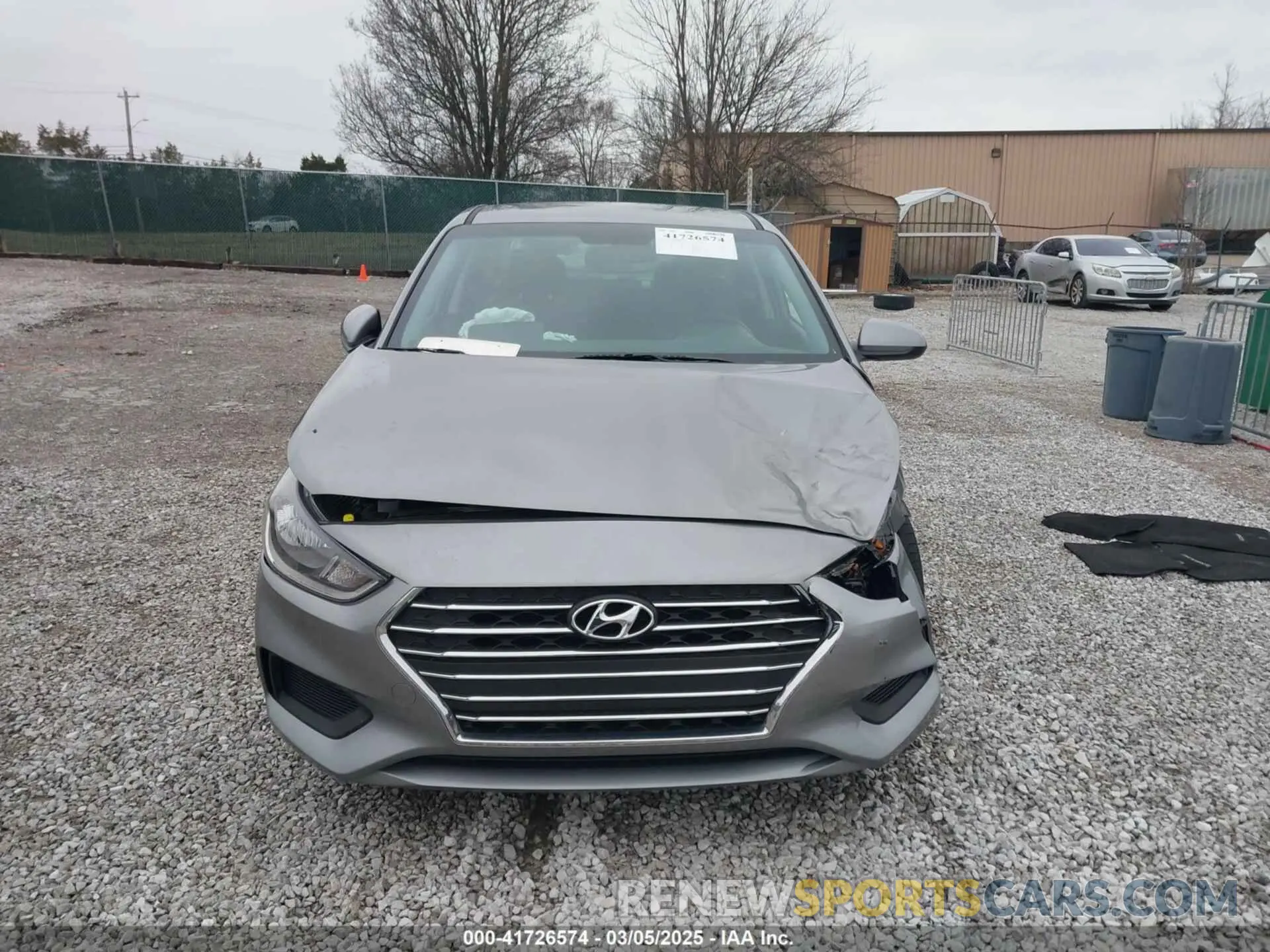 11 Photograph of a damaged car 3KPC24A67NE165964 HYUNDAI ACCENT 2022