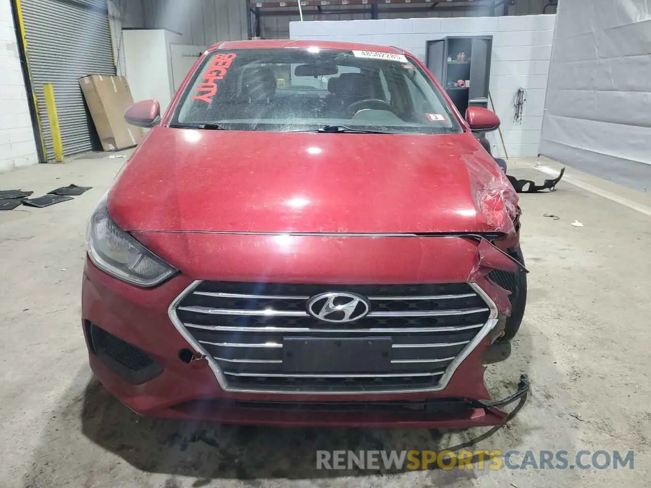 5 Photograph of a damaged car 3KPC24A67NE166709 HYUNDAI ACCENT 2022