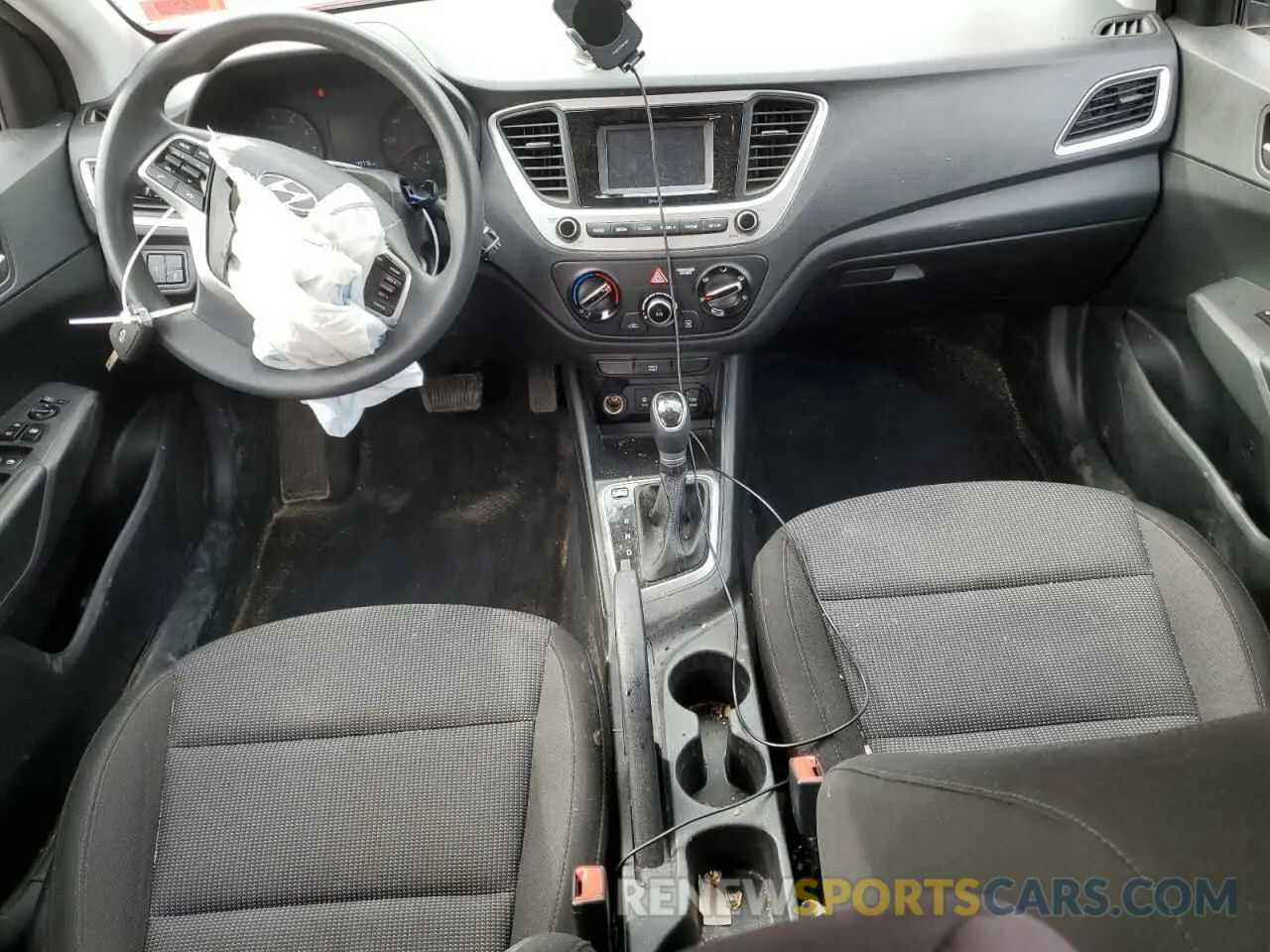 8 Photograph of a damaged car 3KPC24A67NE166709 HYUNDAI ACCENT 2022