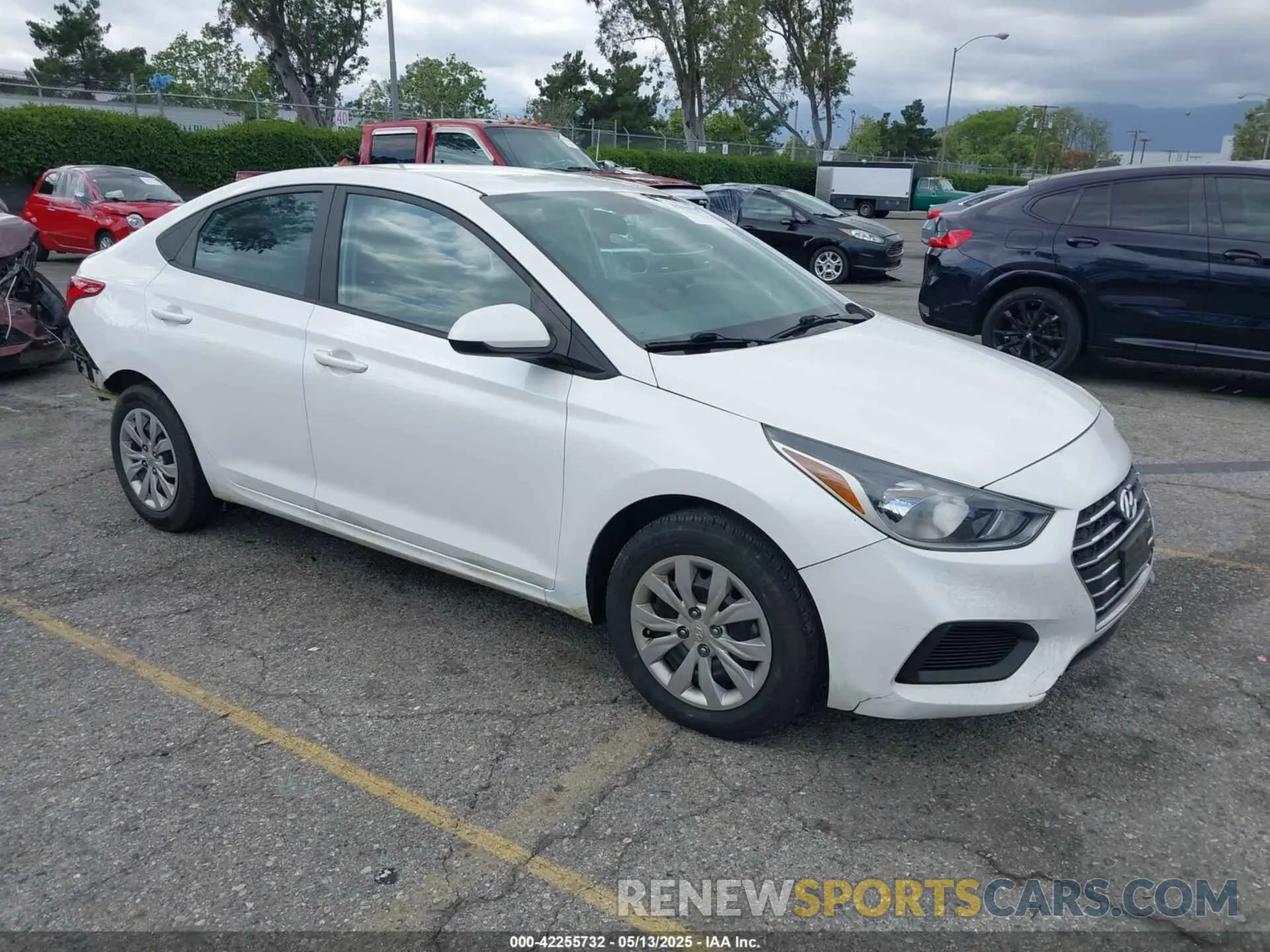 1 Photograph of a damaged car 3KPC24A67NE177354 HYUNDAI ACCENT 2022