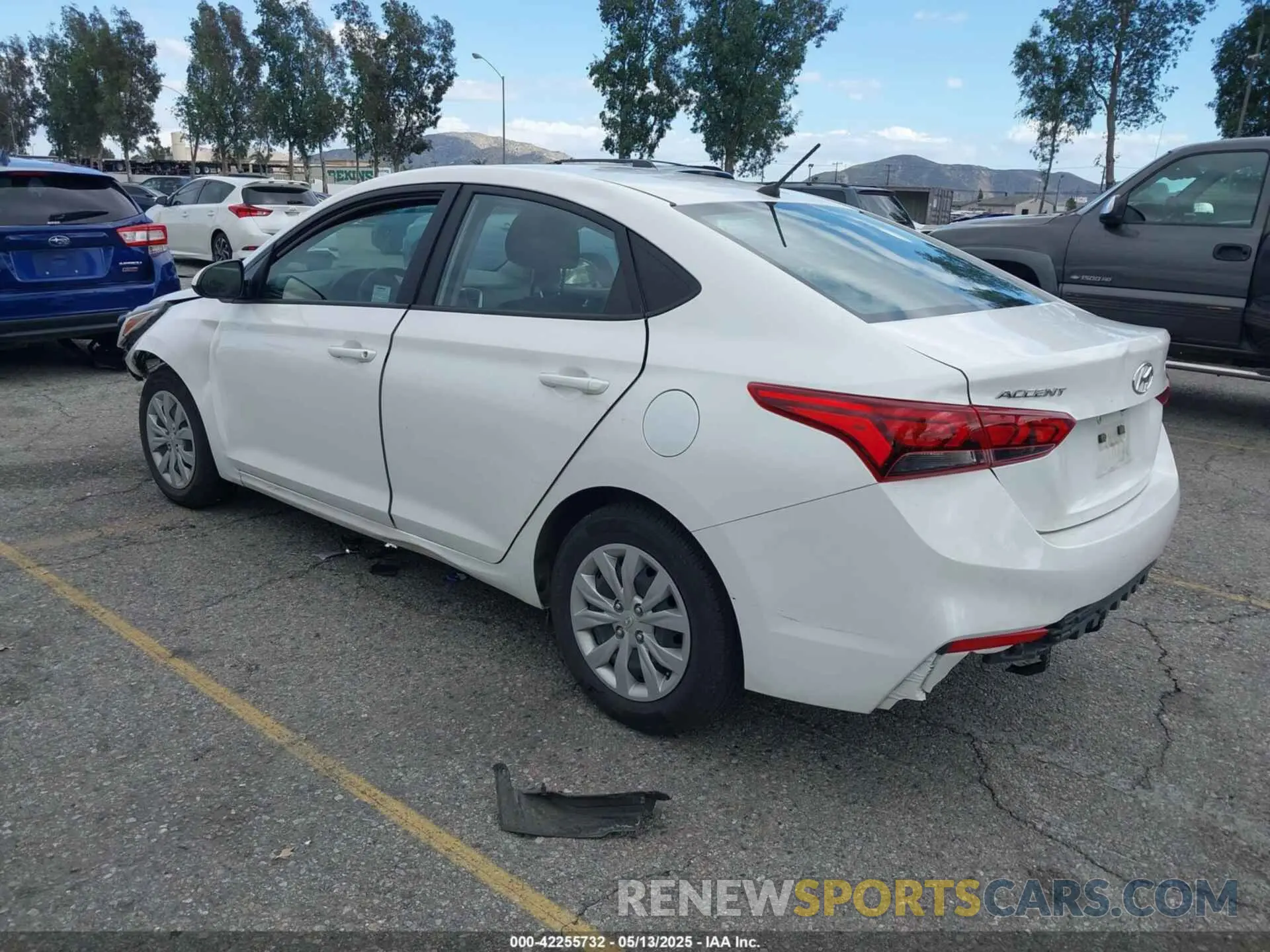 3 Photograph of a damaged car 3KPC24A67NE177354 HYUNDAI ACCENT 2022