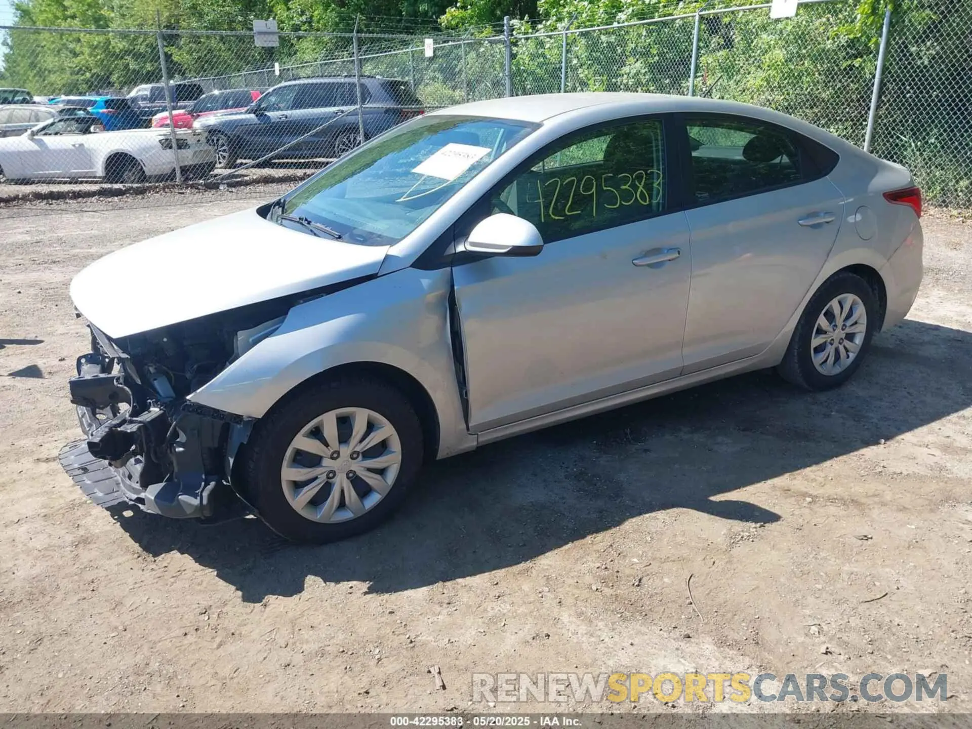 2 Фотография поврежденного автомобиля 3KPC24A67NE179136 HYUNDAI ACCENT 2022