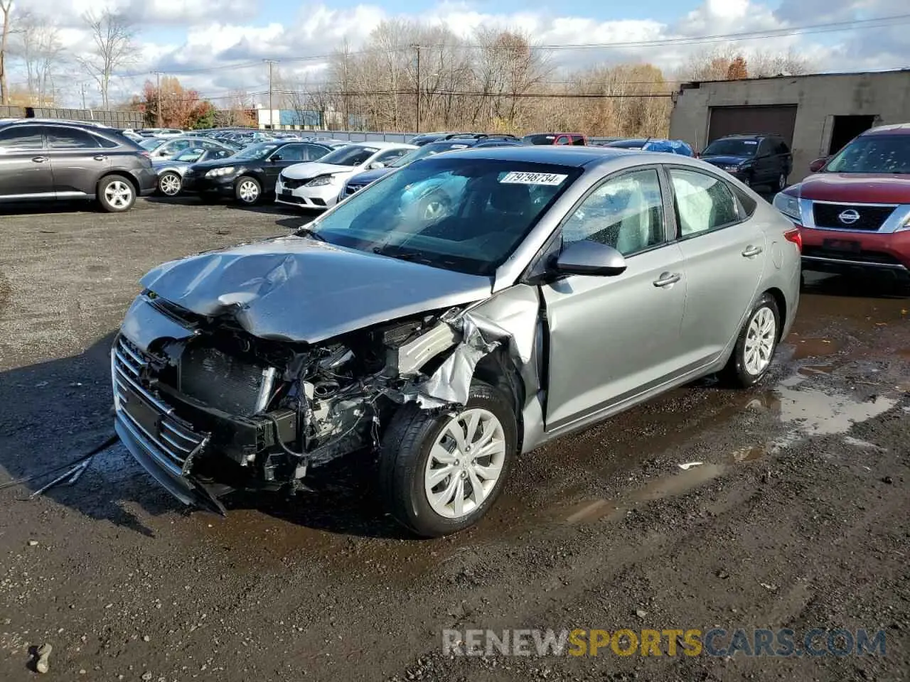 1 Фотография поврежденного автомобиля 3KPC24A67NE183669 HYUNDAI ACCENT 2022