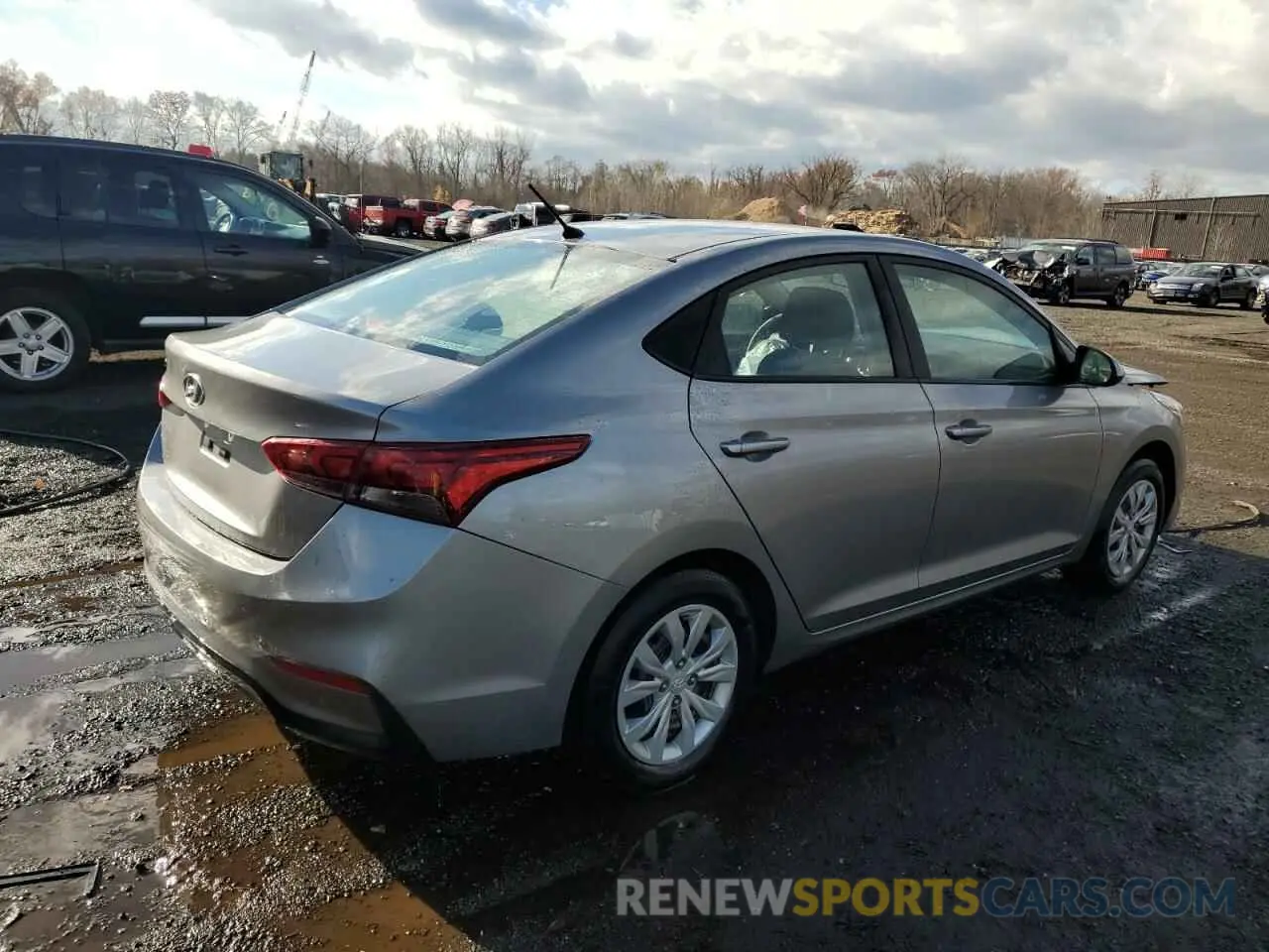 3 Фотография поврежденного автомобиля 3KPC24A67NE183669 HYUNDAI ACCENT 2022