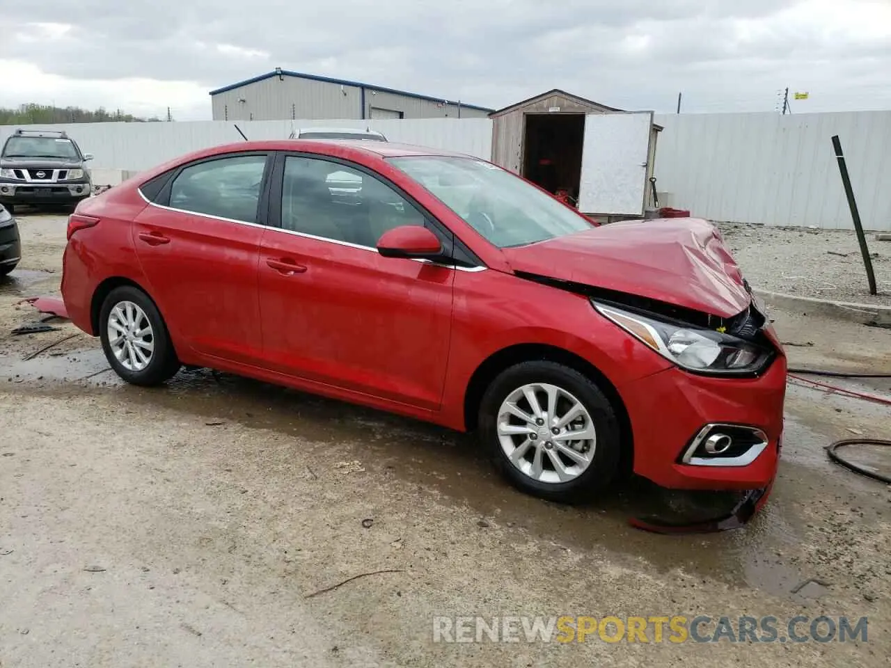4 Фотография поврежденного автомобиля 3KPC24A67NE187575 HYUNDAI ACCENT 2022