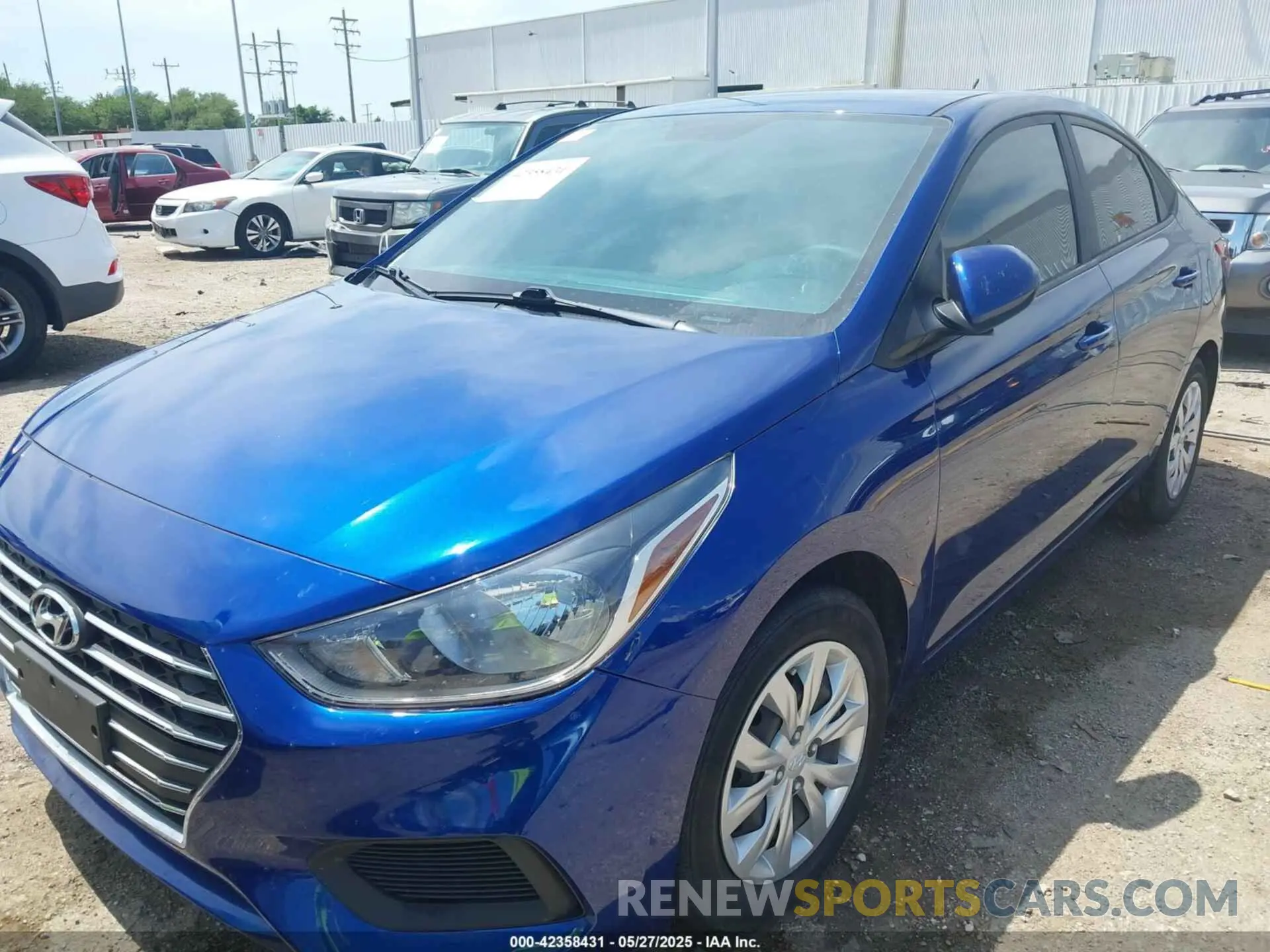 6 Photograph of a damaged car 3KPC24A68NE163897 HYUNDAI ACCENT 2022