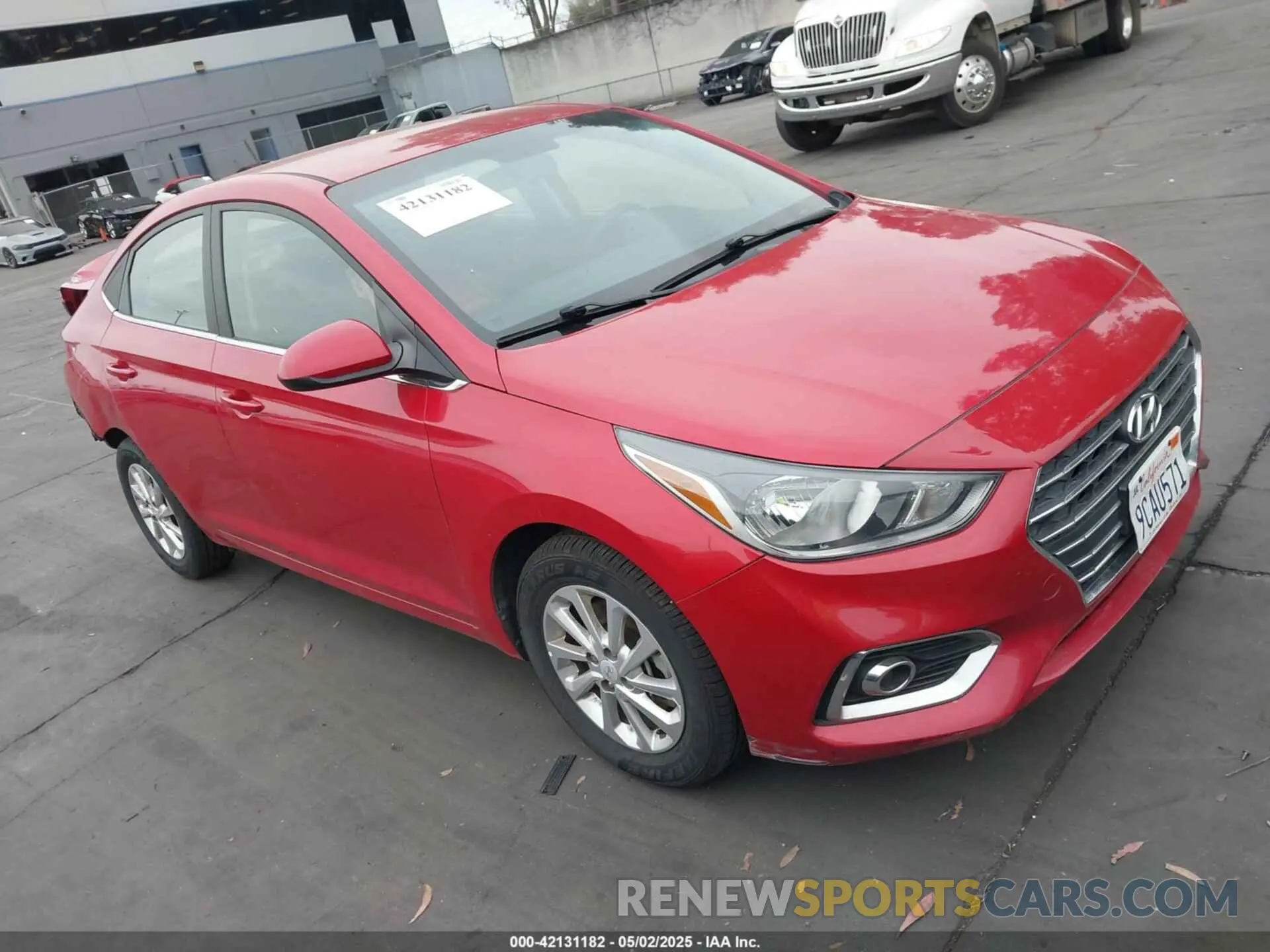 1 Photograph of a damaged car 3KPC24A68NE175452 HYUNDAI ACCENT 2022