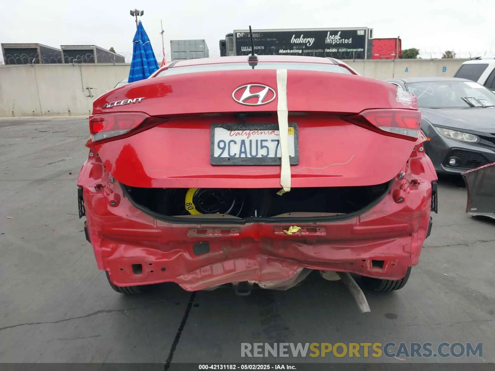 6 Photograph of a damaged car 3KPC24A68NE175452 HYUNDAI ACCENT 2022