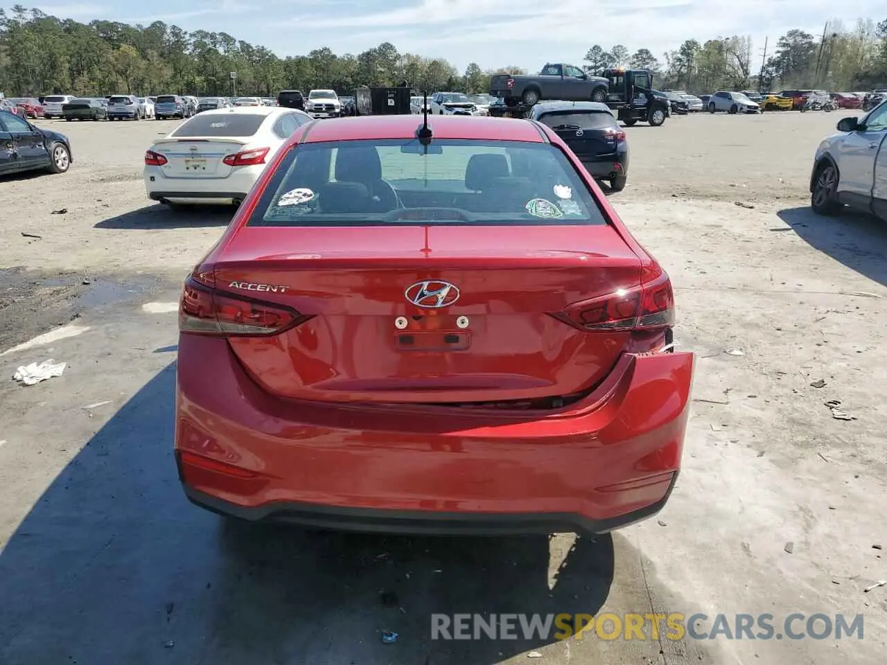 6 Фотография поврежденного автомобиля 3KPC24A68NE180263 HYUNDAI ACCENT 2022