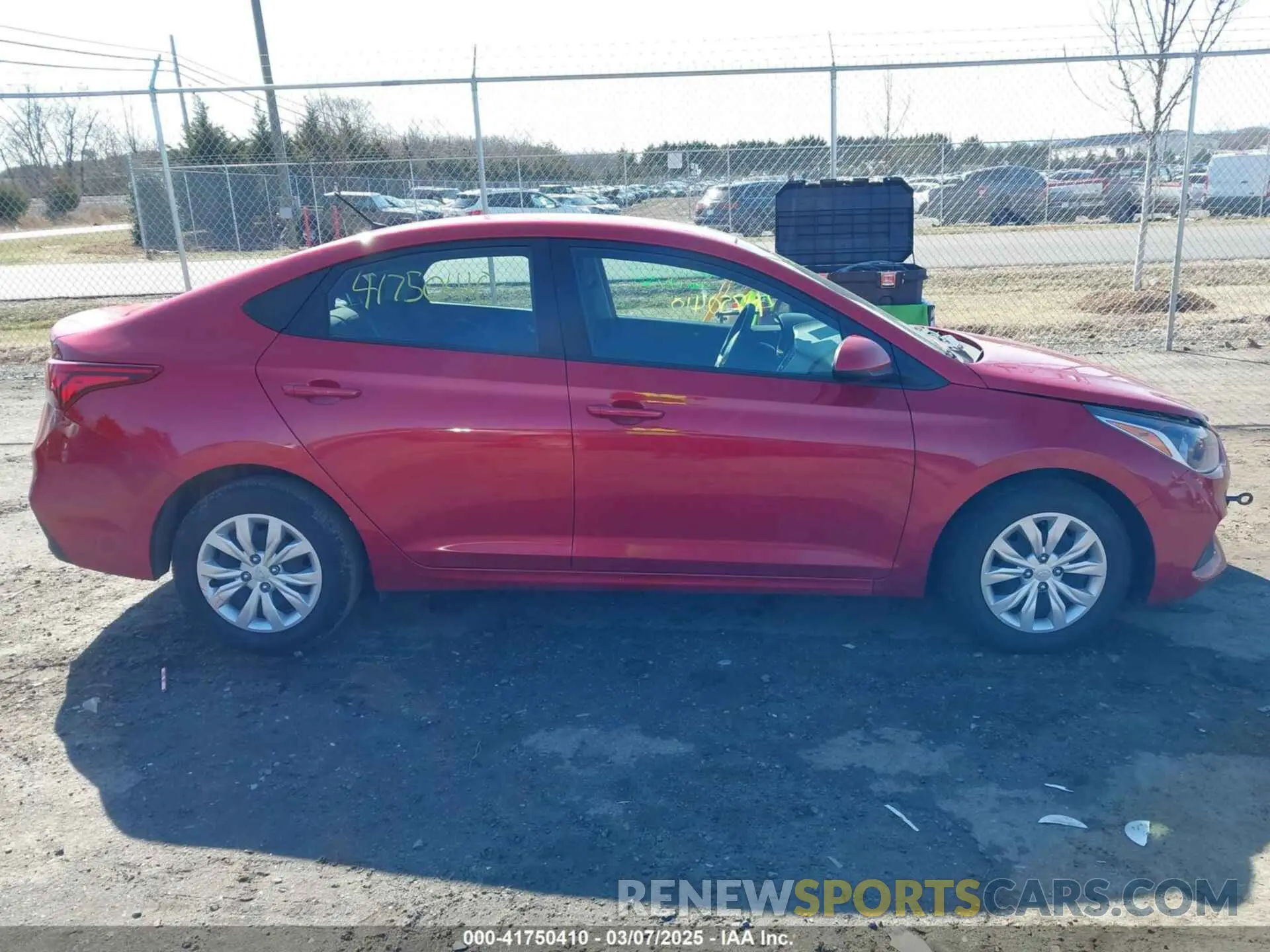 13 Photograph of a damaged car 3KPC24A68NE182109 HYUNDAI ACCENT 2022