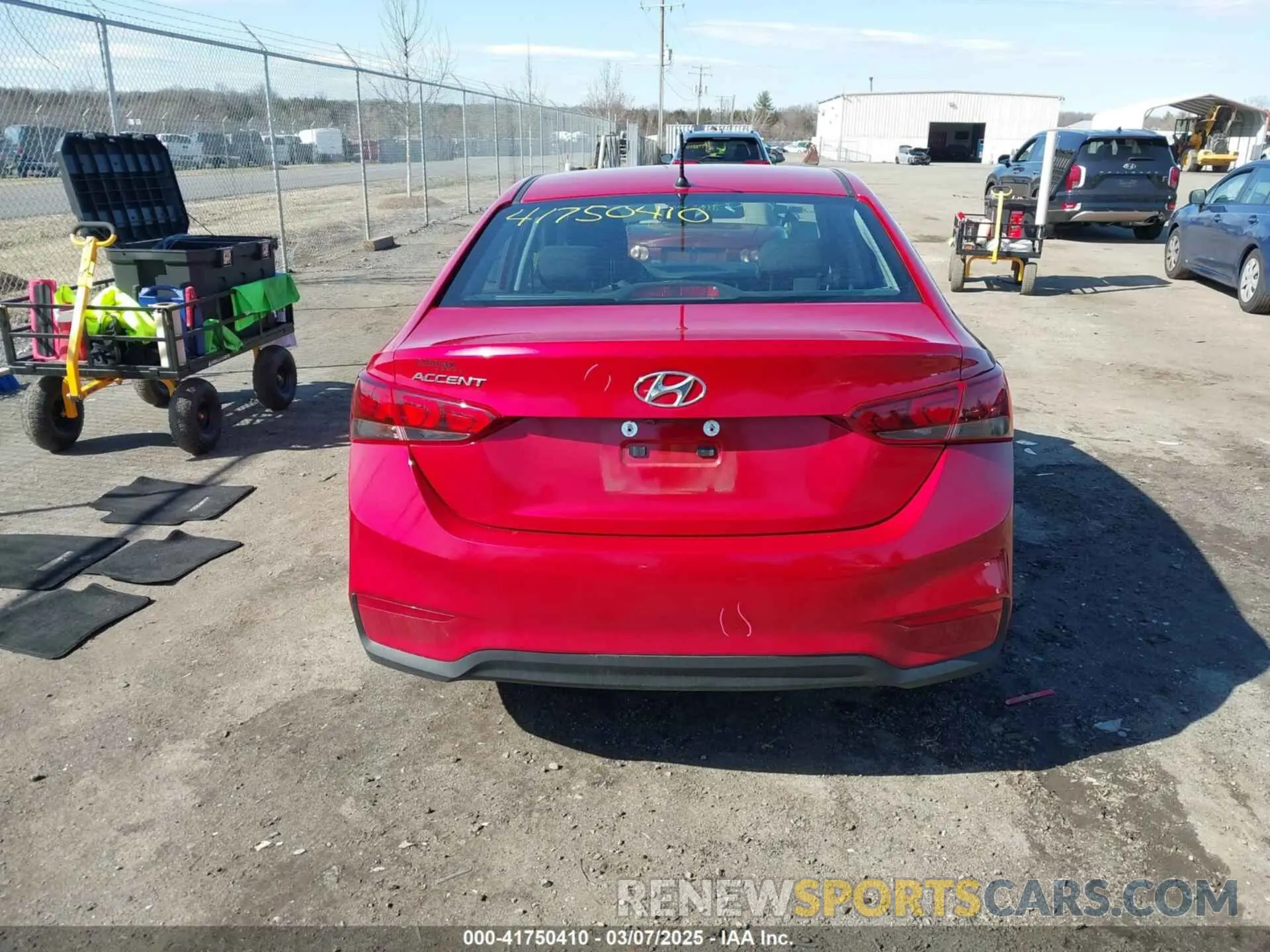 16 Photograph of a damaged car 3KPC24A68NE182109 HYUNDAI ACCENT 2022