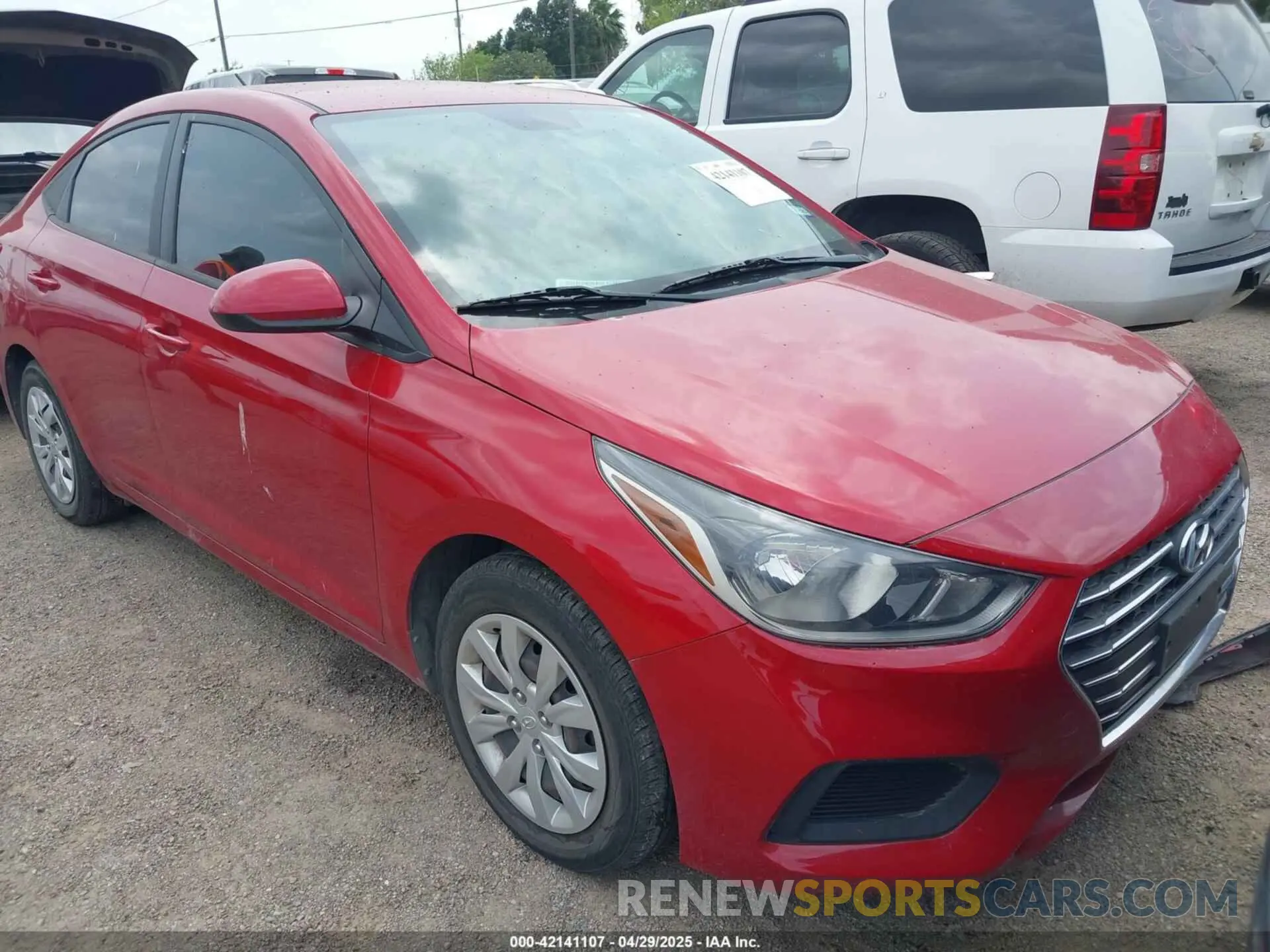 1 Photograph of a damaged car 3KPC24A69NE157588 HYUNDAI ACCENT 2022