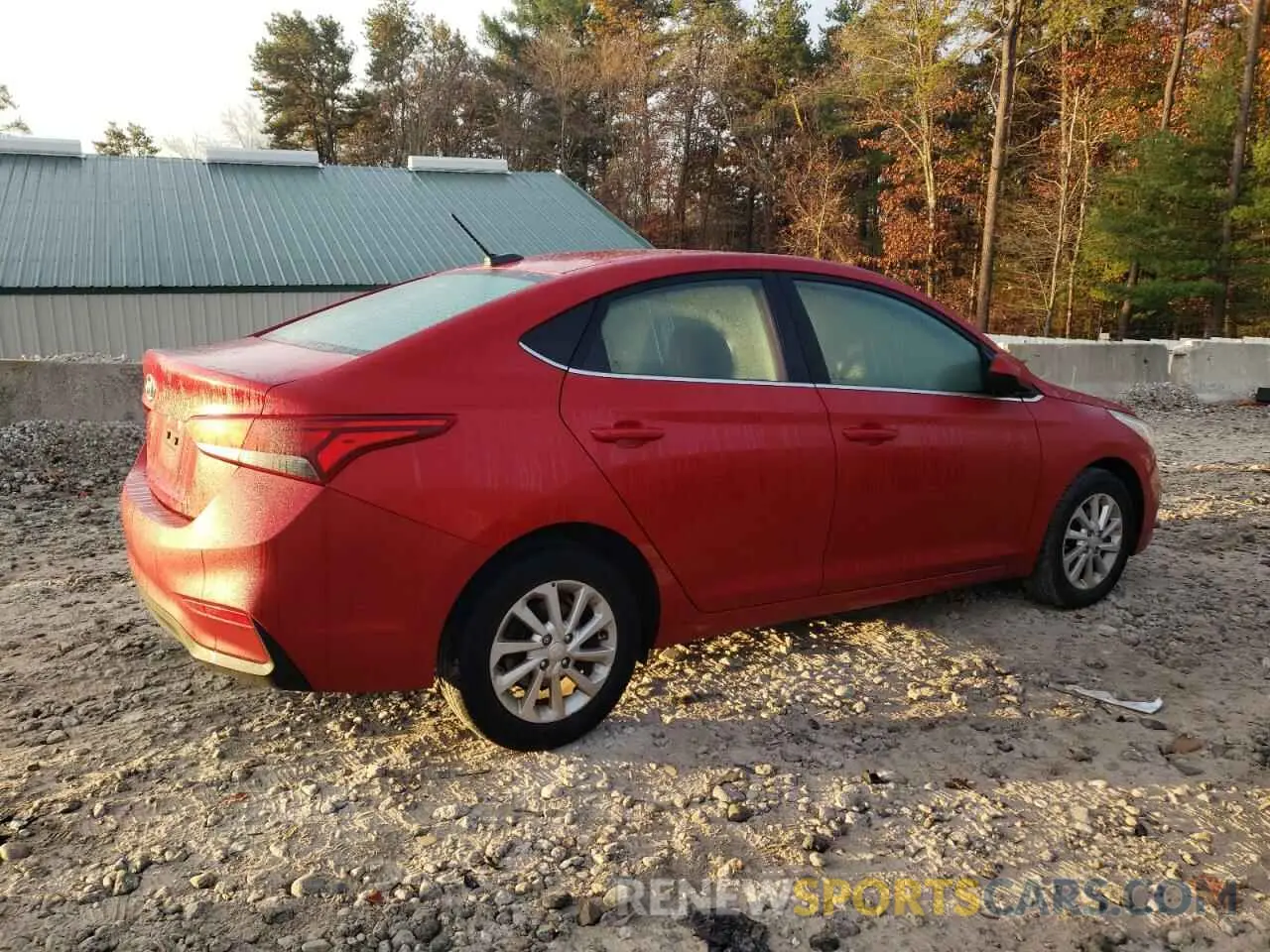 3 Фотография поврежденного автомобиля 3KPC24A69NE160832 HYUNDAI ACCENT 2022
