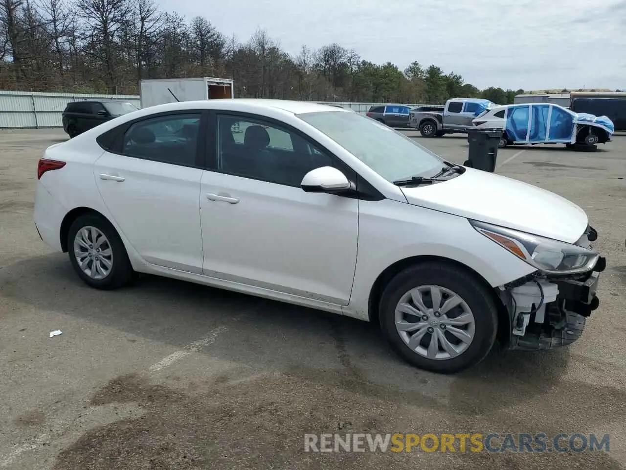 4 Фотография поврежденного автомобиля 3KPC24A69NE161012 HYUNDAI ACCENT 2022