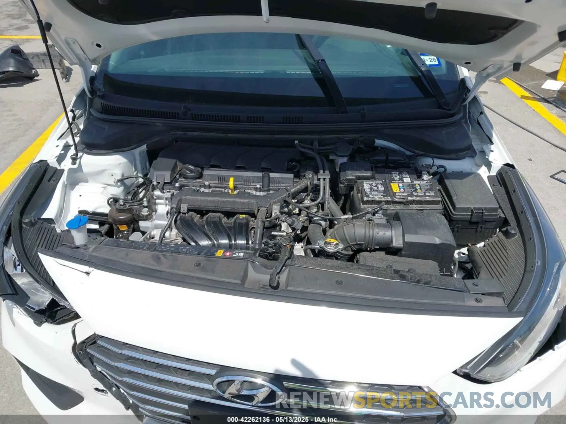 10 Photograph of a damaged car 3KPC24A69NE168123 HYUNDAI ACCENT 2022
