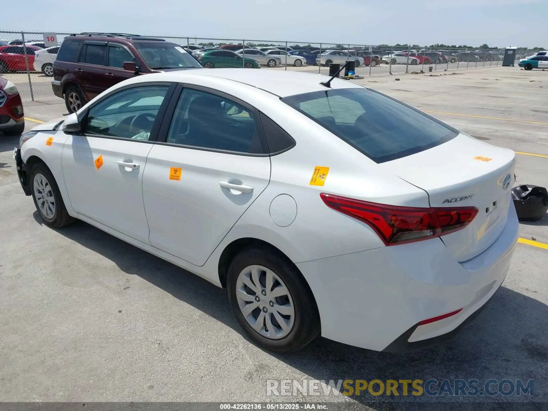 3 Photograph of a damaged car 3KPC24A69NE168123 HYUNDAI ACCENT 2022