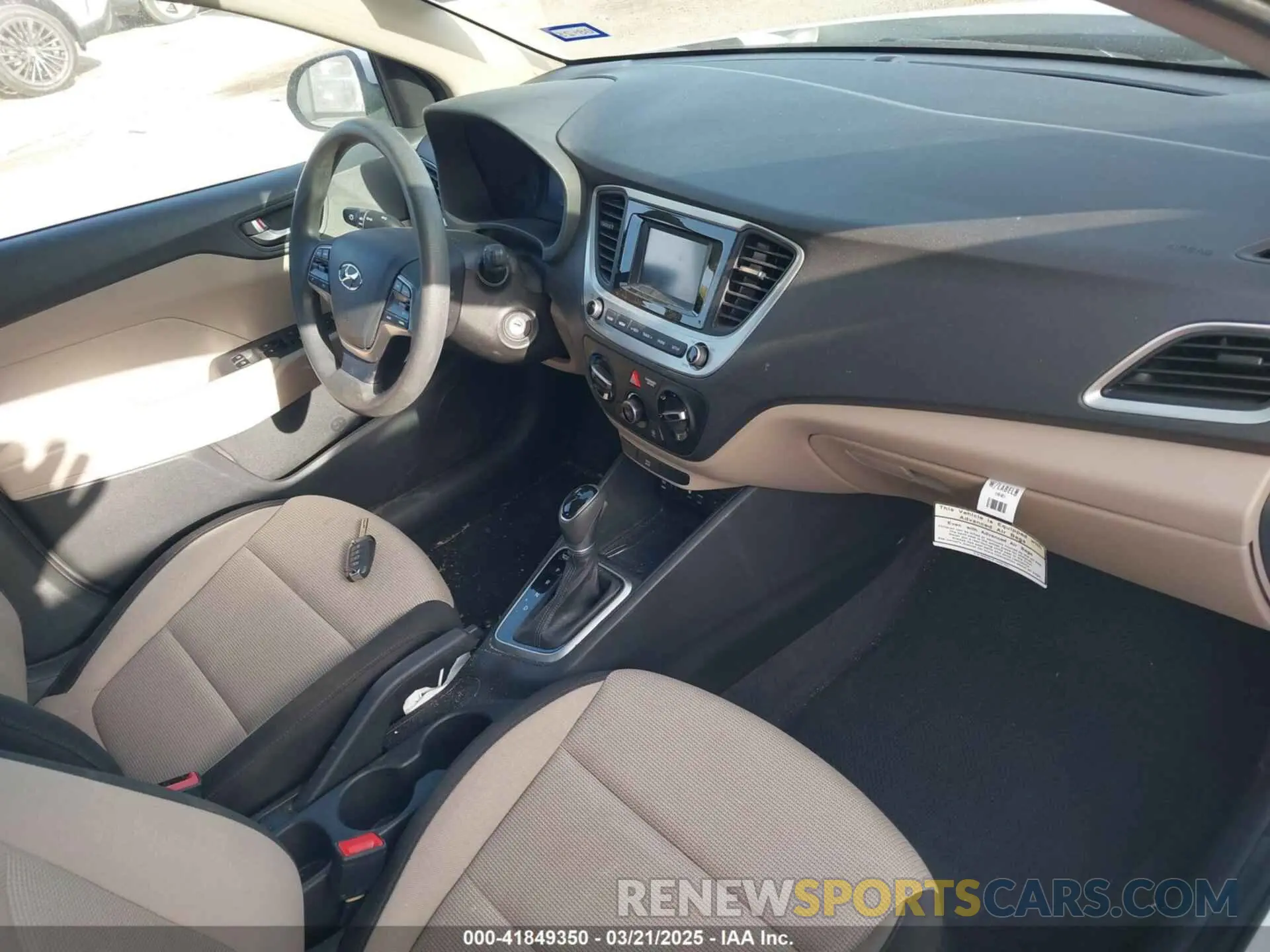 5 Photograph of a damaged car 3KPC24A69NE169448 HYUNDAI ACCENT 2022