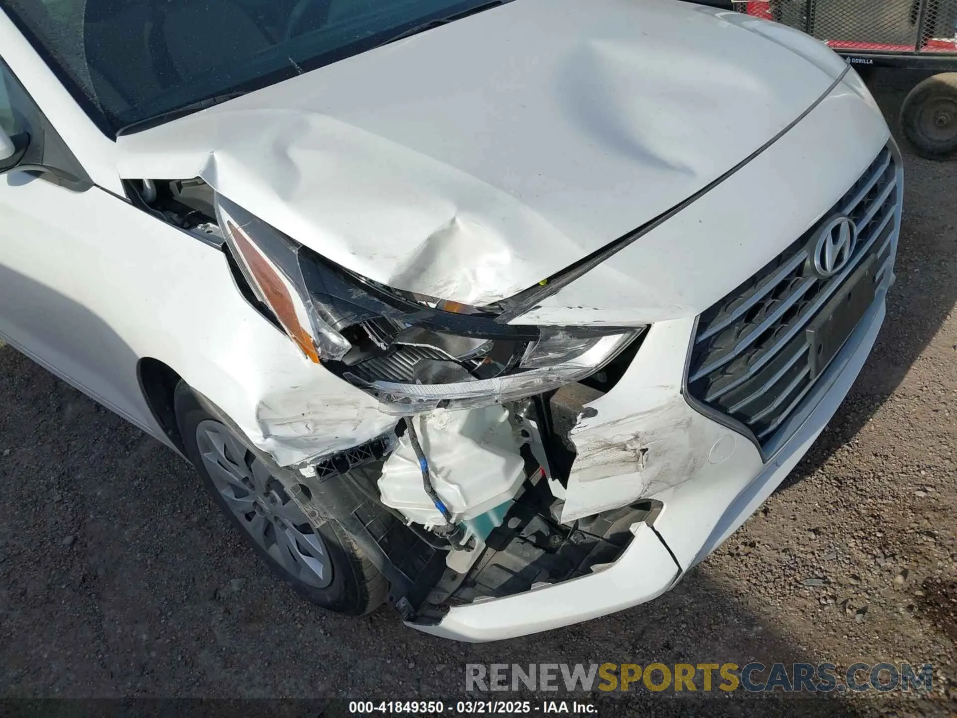 6 Photograph of a damaged car 3KPC24A69NE169448 HYUNDAI ACCENT 2022