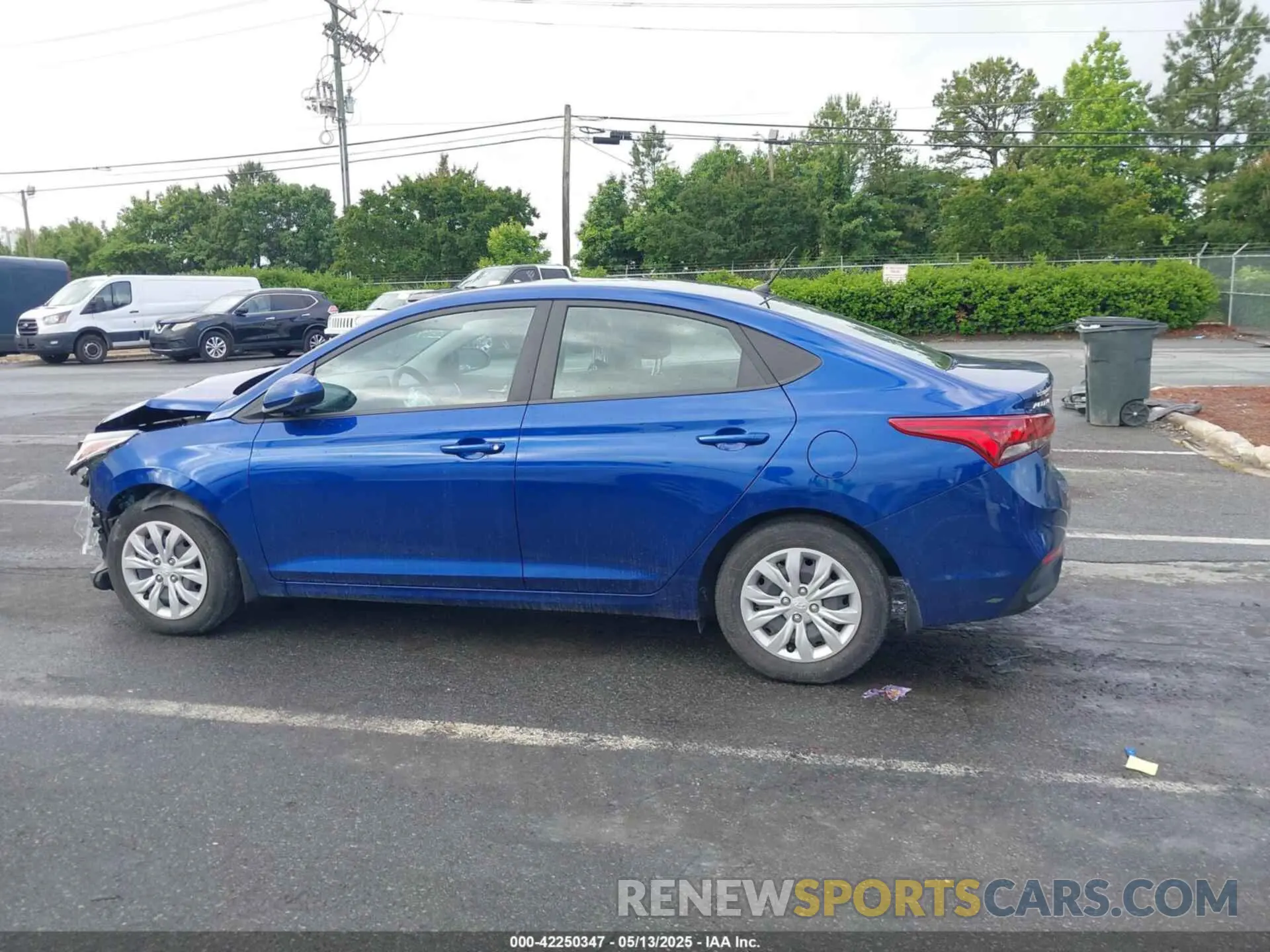 14 Photograph of a damaged car 3KPC24A69NE181809 HYUNDAI ACCENT 2022