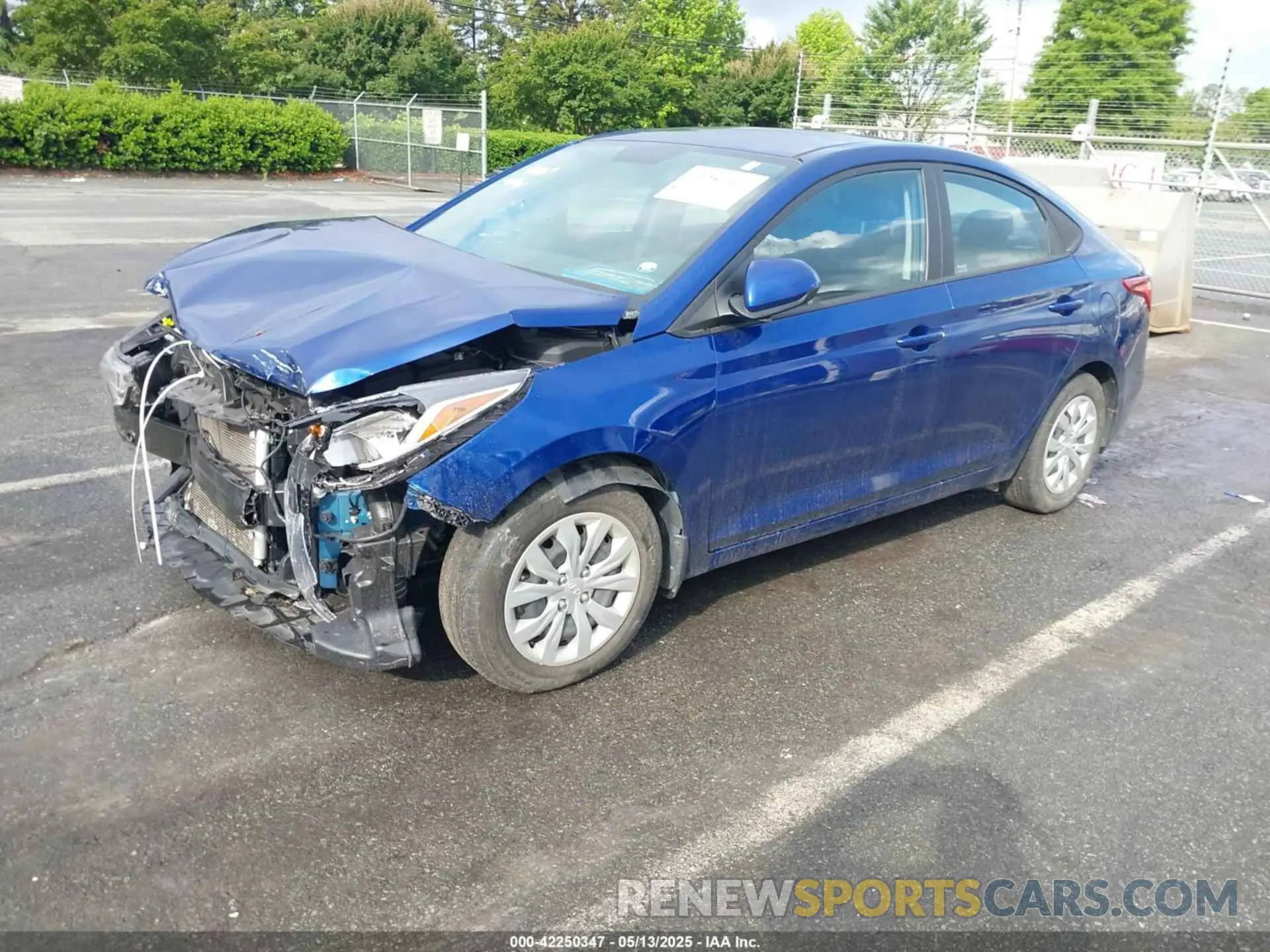 2 Photograph of a damaged car 3KPC24A69NE181809 HYUNDAI ACCENT 2022