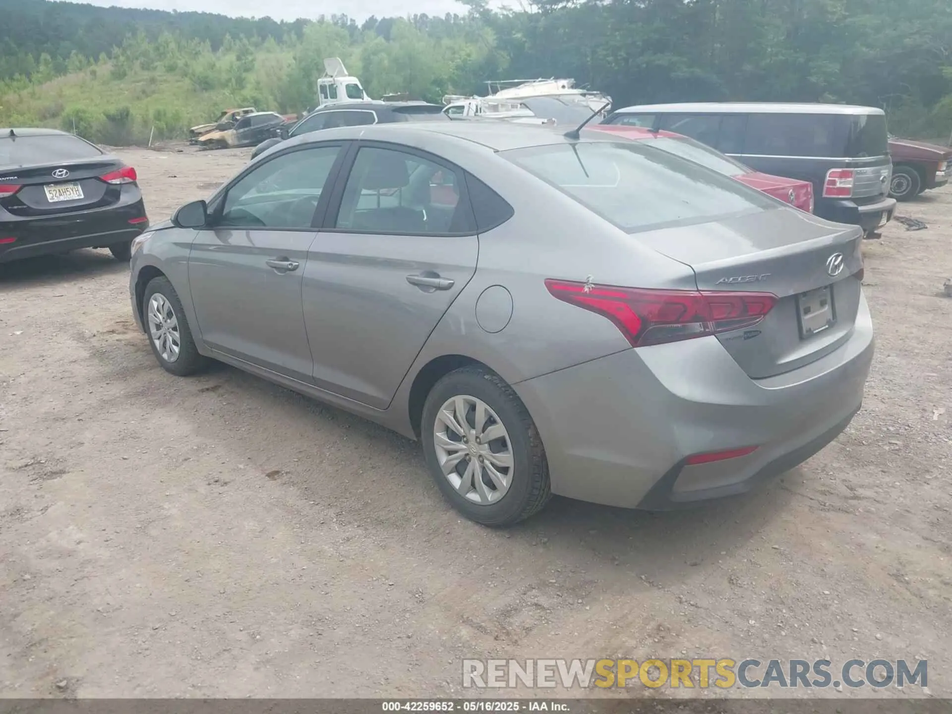 3 Photograph of a damaged car 3KPC24A69NE183575 HYUNDAI ACCENT 2022